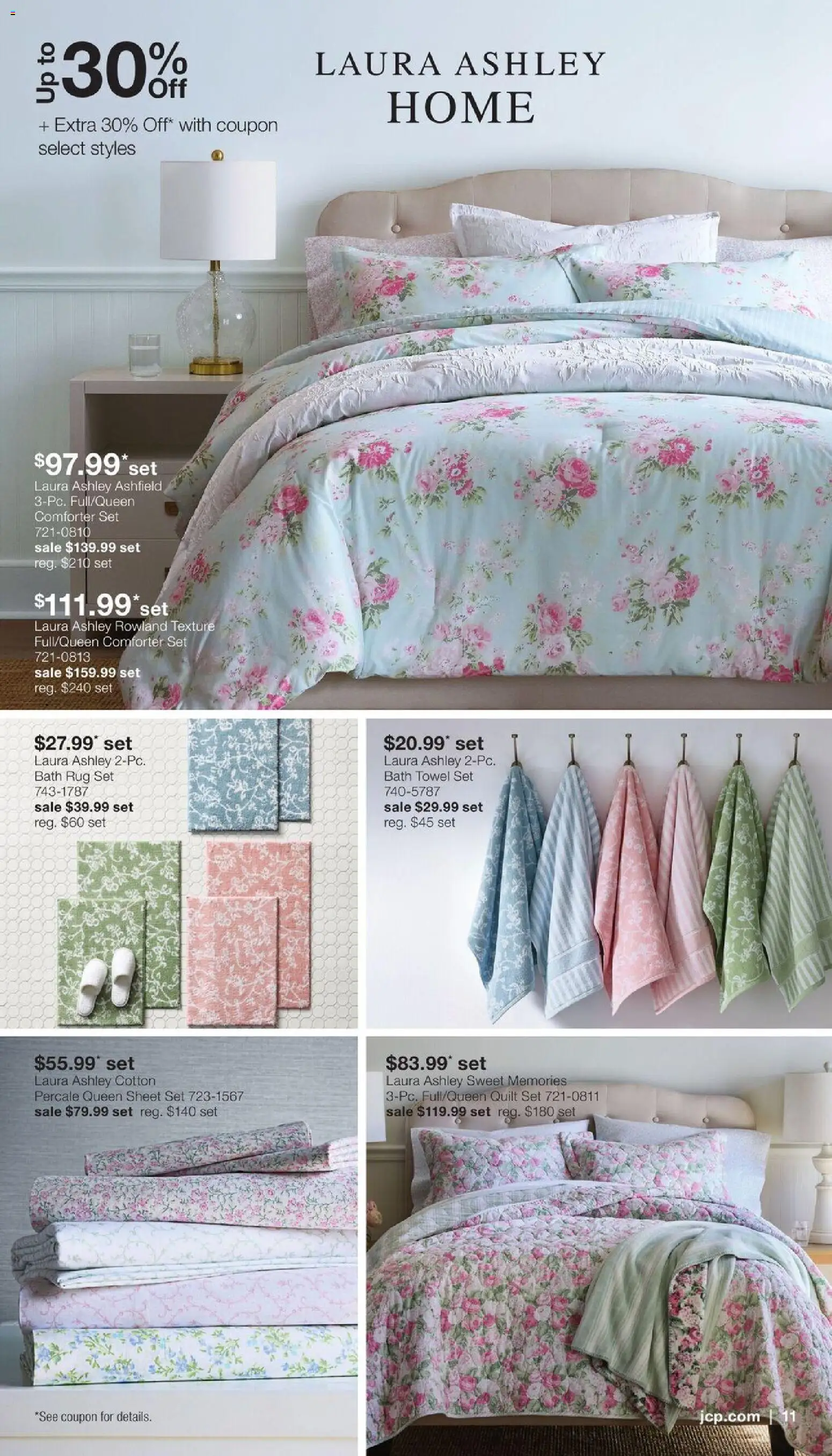 JCPenney Our Biggest Home Sale of the Season - valid from 23.03.2026 | Page: 10 | Products: Bath, Quilt, Comforter, Sheet
