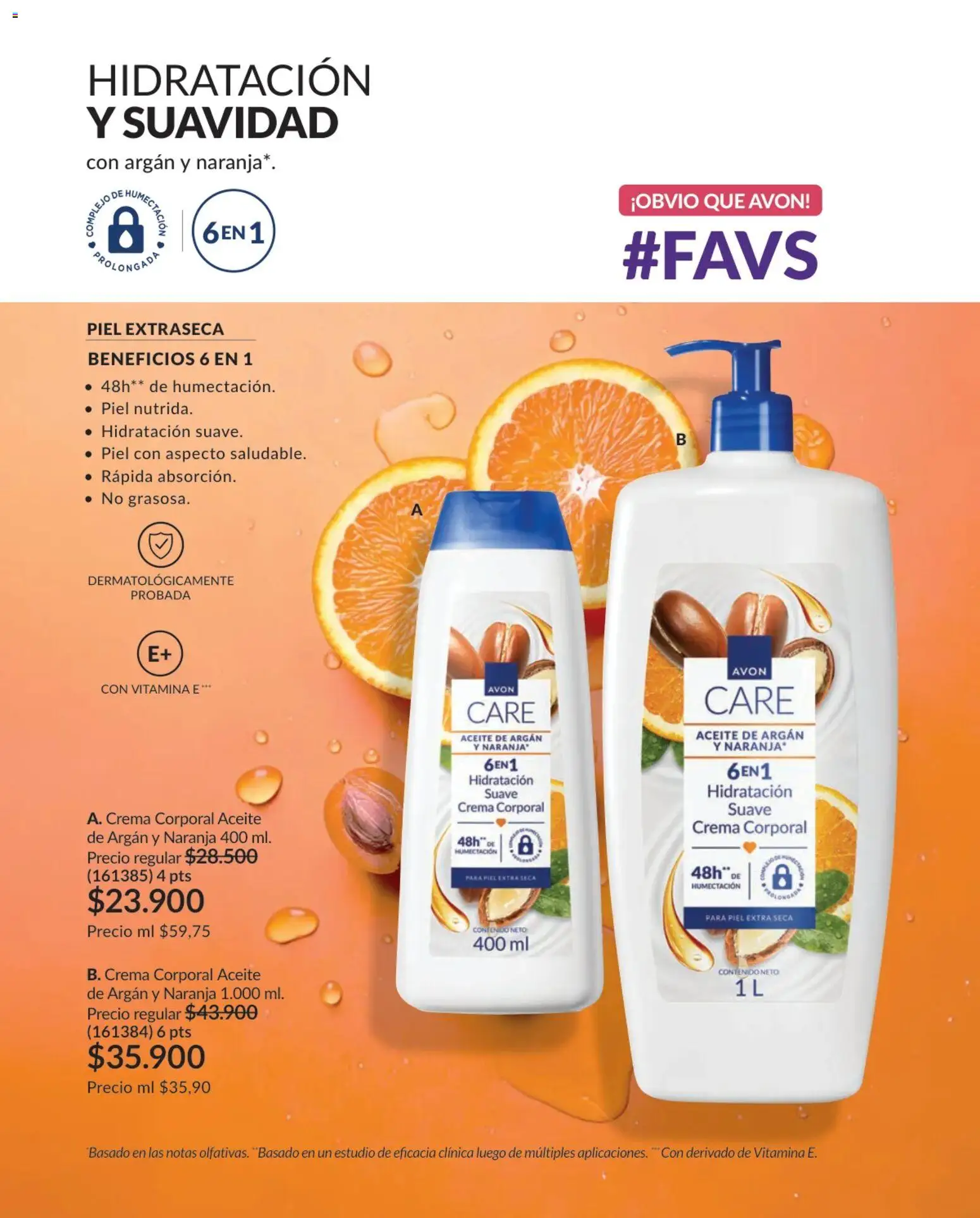 Avon revista - valida desde el 01.02.2026 | Página: 127 | Productos: Crema, Aceite