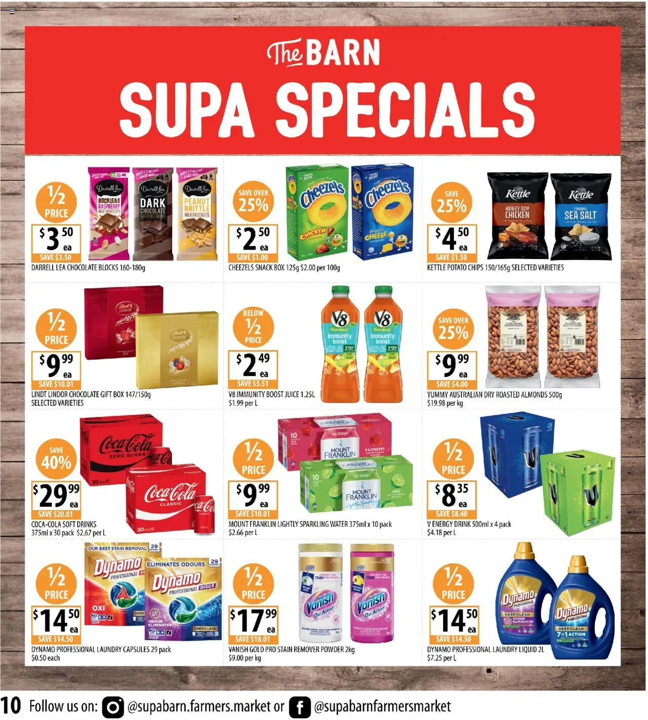 Supabarn catalogue - valid from 24.09.2025 | Page: 10 | Products: Milk, Chicken, Chips, Stain remover
