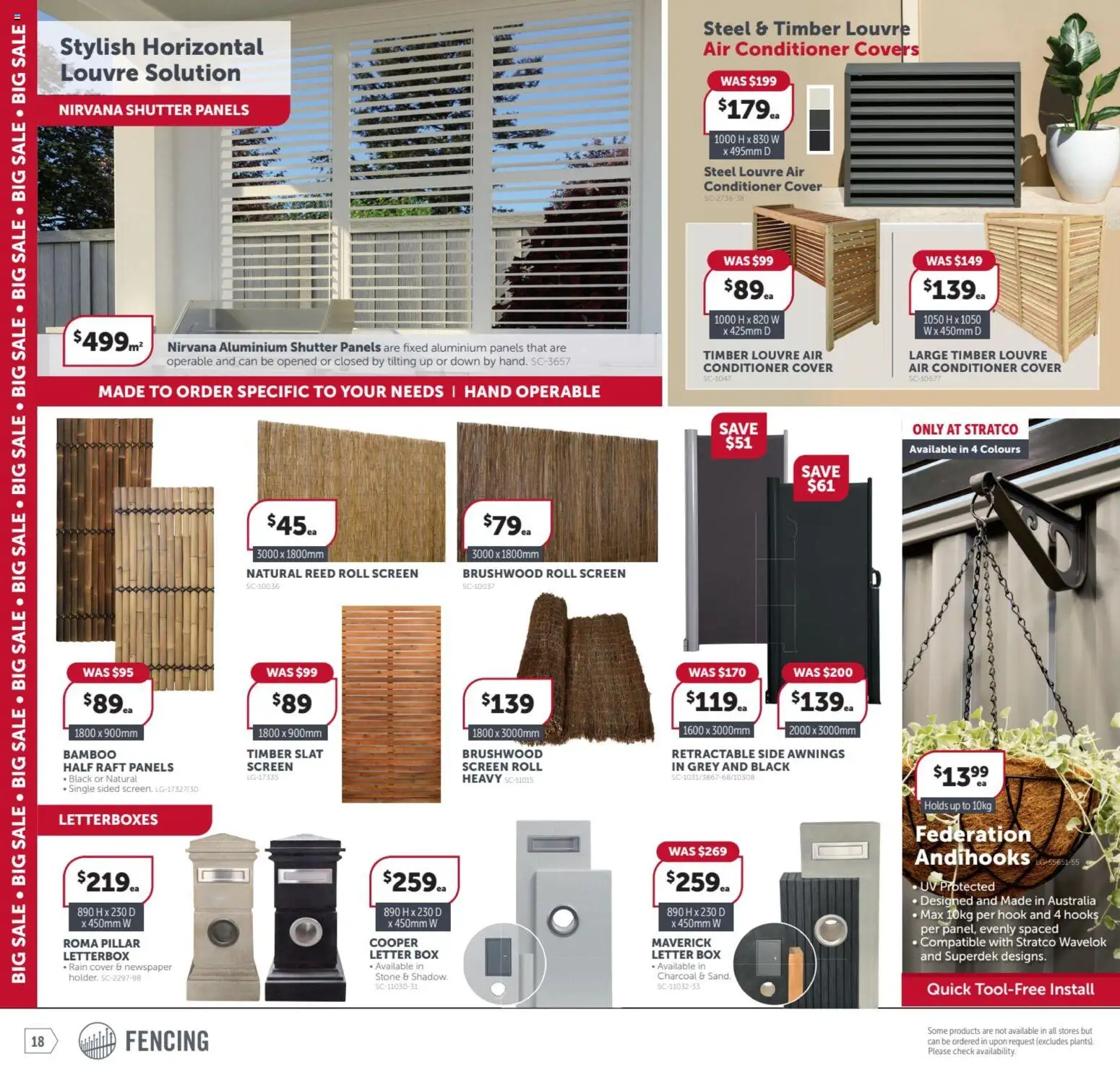 Stratco catalogue - valid from 06.03.2026 | Page: 18 | Products: Box, Conditioner, Screen