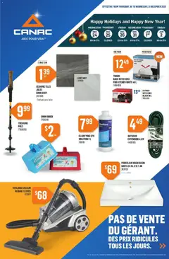 Preview of Canac weekly flyer from shop Canac valid from 18.12.2025
