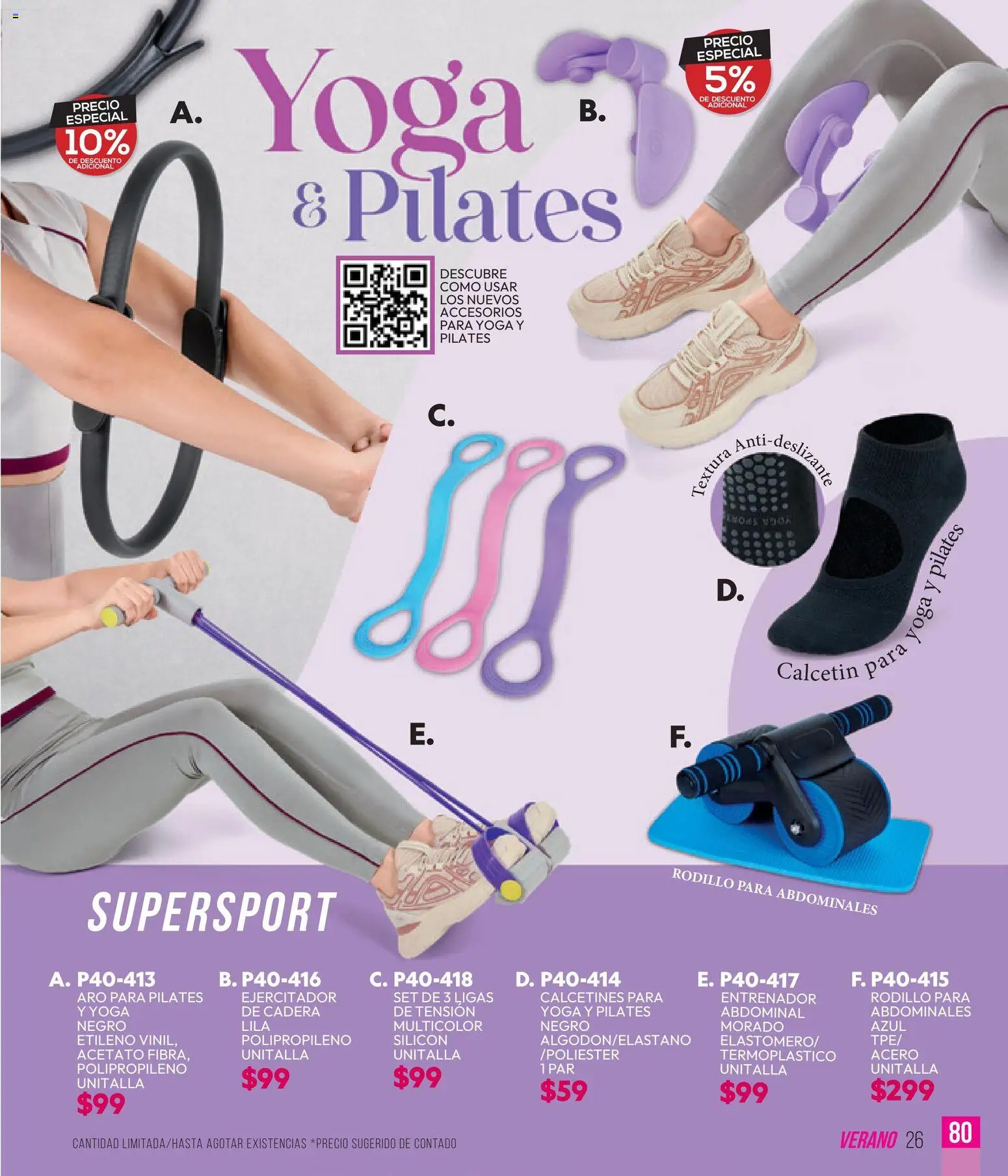 Nuevas ofertas de Cklass válidas en toda la República Mexicana desde el 28.04.2026. ¡Encuentra las mejores ofertas en Cklass catálogo Sportweek! | Página: 81 | Productos: Rodillo