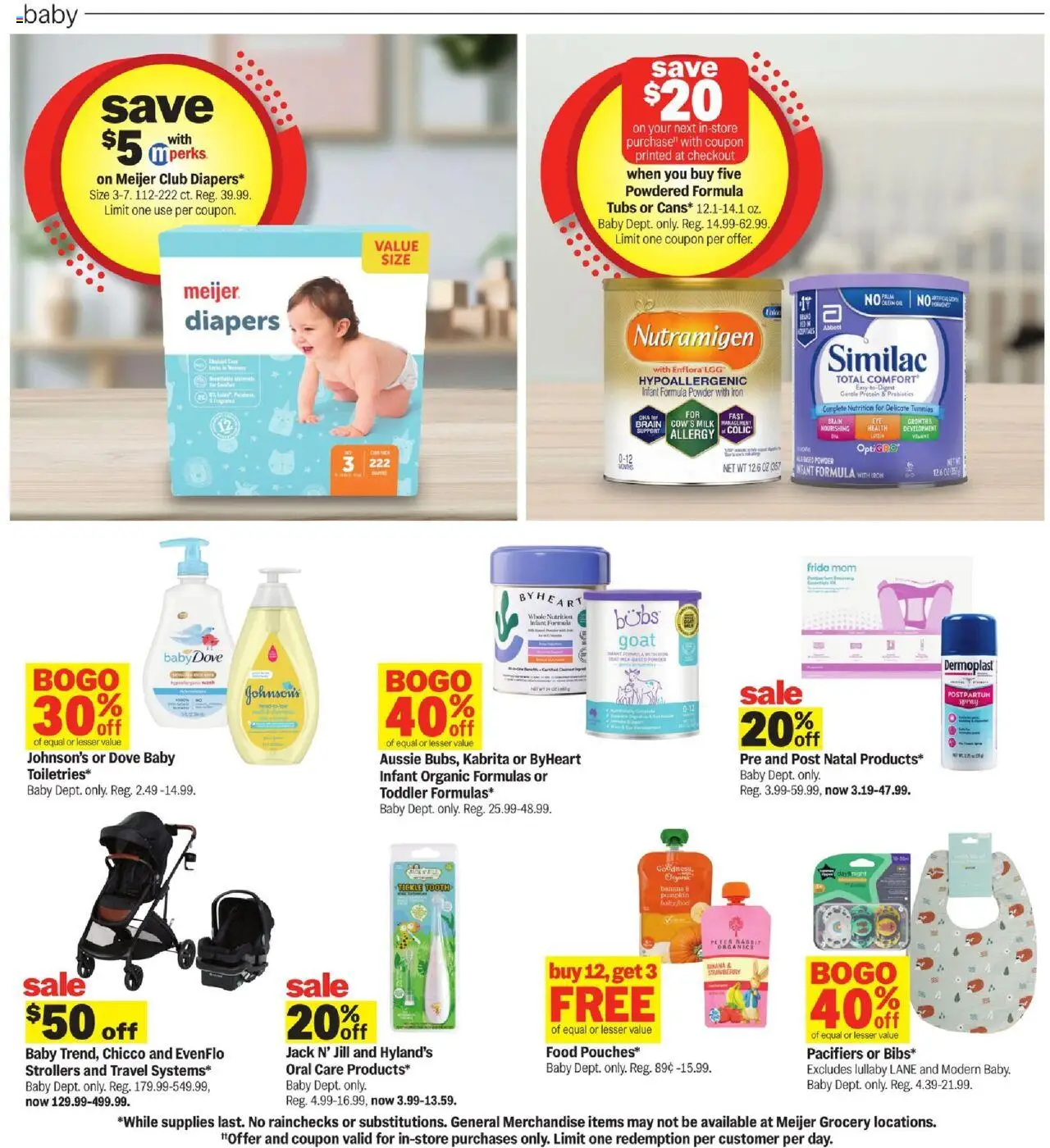 Meijer Weekly Ad - valid from 08.10.2025 | Page: 27 | Products: Powder, Milk, Pumpkin, Iron
