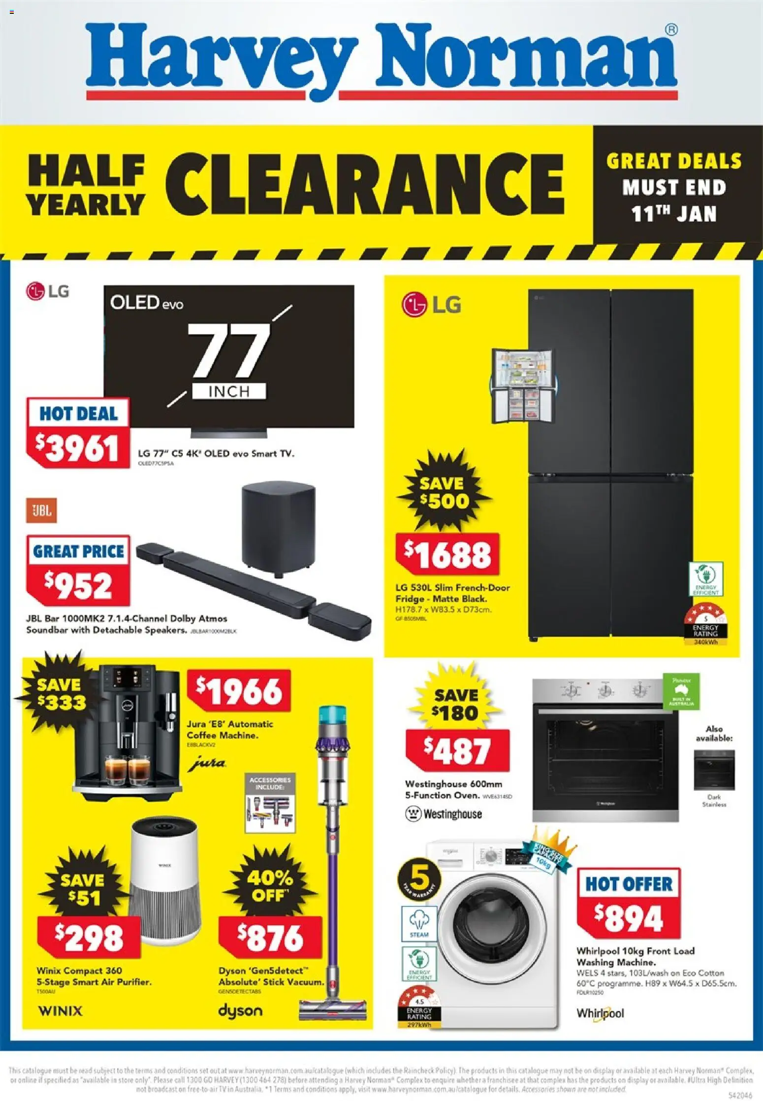 Harvey Norman catalogue - valid from 01.01.2026 | Page: 1 | Products: Coffee, Accessories, Fridge