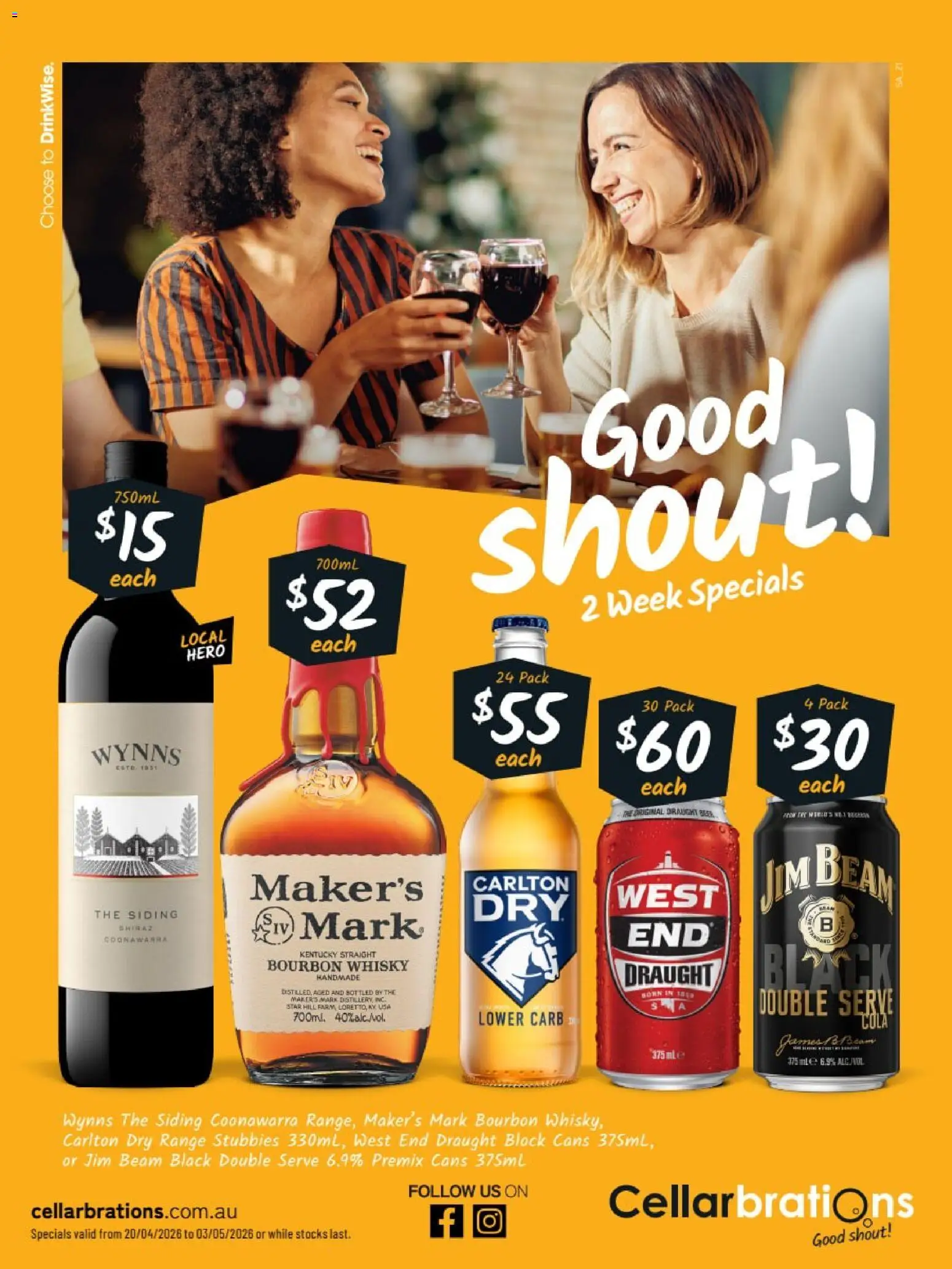 Cellarbrations catalogue - valid from 20.04.2026 | Page: 1 | Products: Handmade, Bourbon