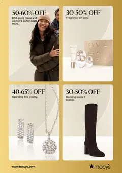 Preview of Macy's weekly ads valid from 17.12.2025 | Page: 7 | Products: Fragrance, Boots