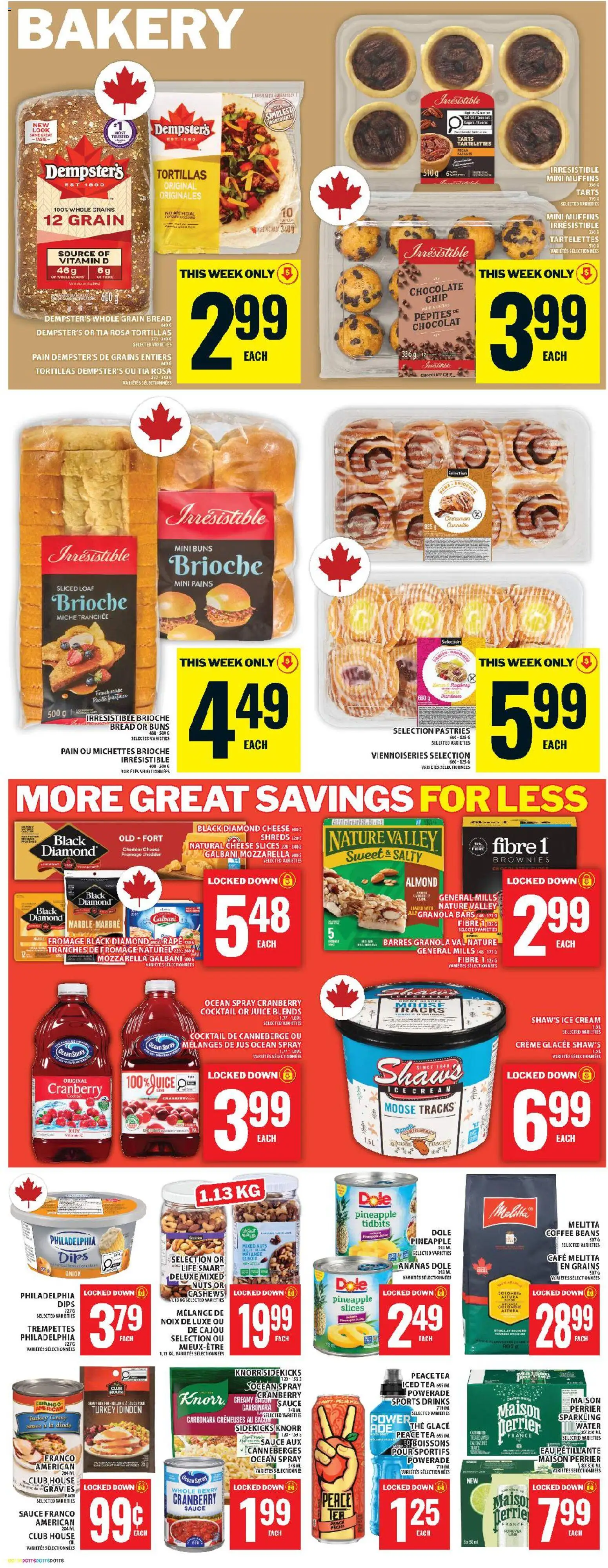 Food Basics flyer valid from 12.03.2026 | Page: 8 | Products: Nuts, Cream, Bread, Coffee