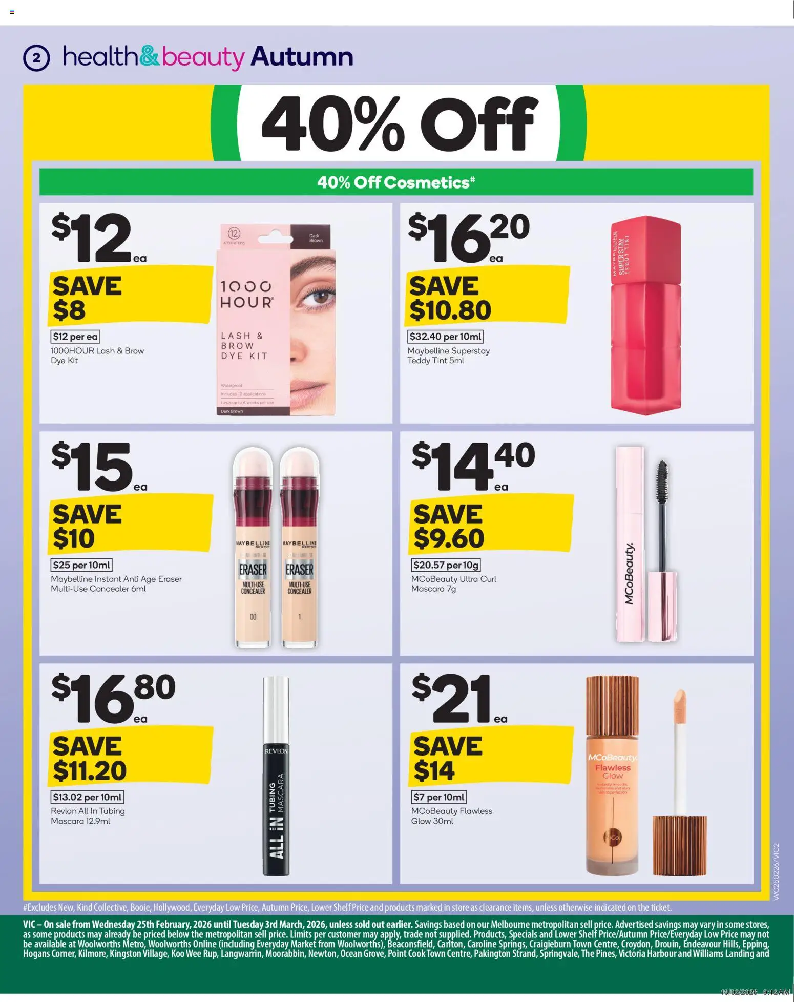 Woolworths catalogue - valid from 25.02.2026 | Page: 3 | Products: Shelf, Concealer, Mascara