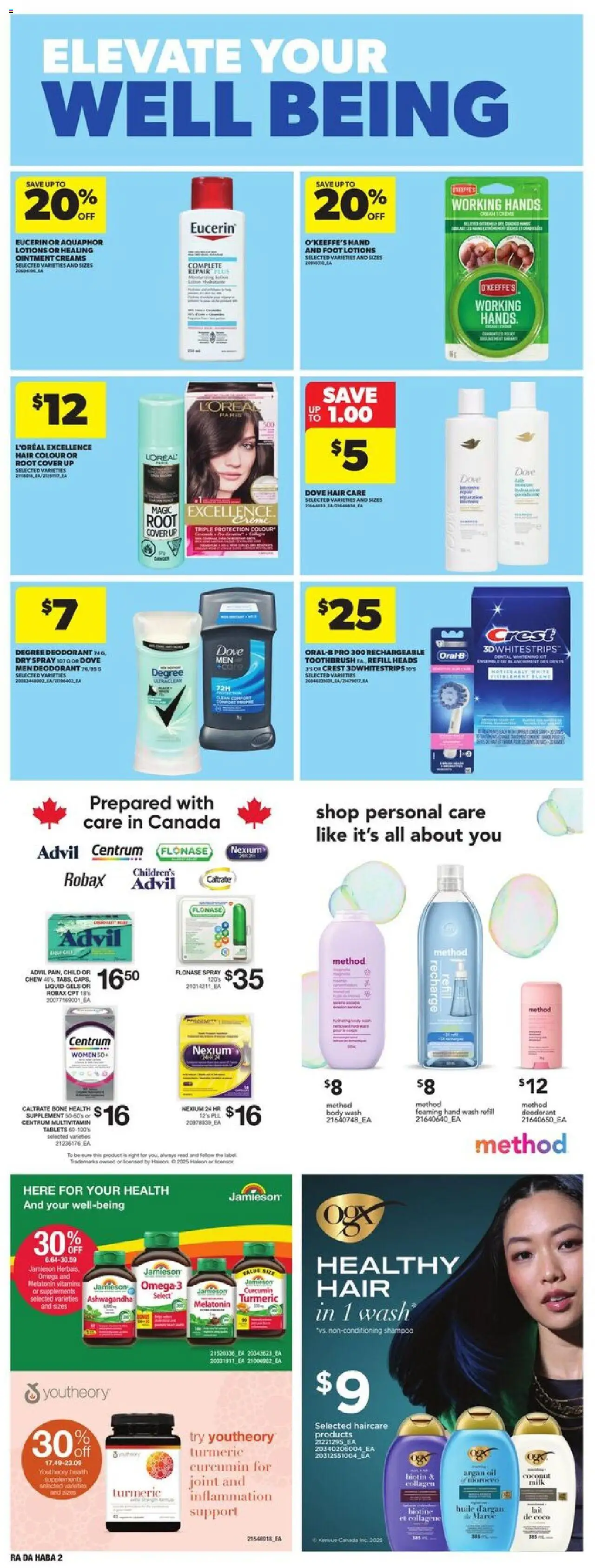 Atlantic Superstore flyer valid from 07.08.2025 | Page: 20 | Products: Shampoo, Body wash, Deodorant