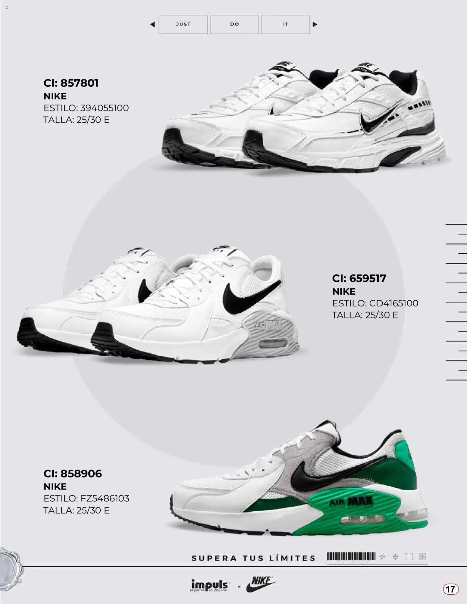 Nuevas ofertas de Impuls válidas en toda la República Mexicana desde el 04.11.2025. ¡Encuentra las mejores ofertas en Impuls catálogo De Zapatillas NIKE 2025! | Página: 17