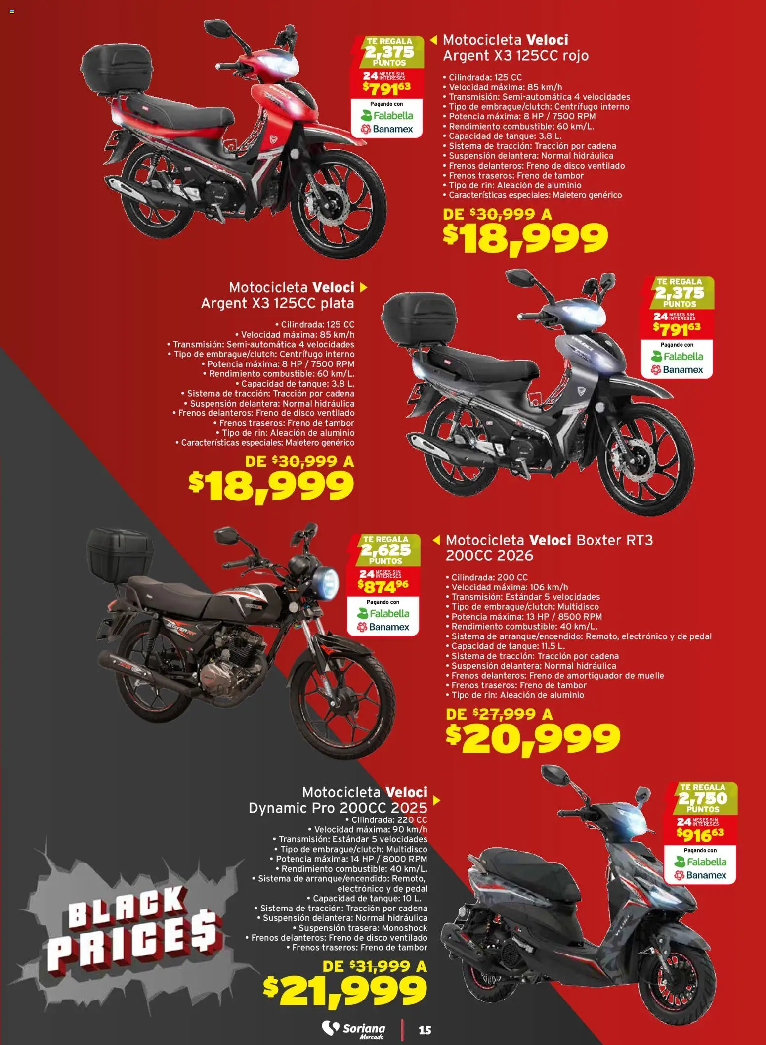 Nuevas ofertas de Soriana válidas en toda la República Mexicana desde el 21.11.2025. ¡Encuentra las mejores ofertas en Soriana - Black Prices Mercado Nacional! | Página: 15 | Productos: Disco, Té, Cadena