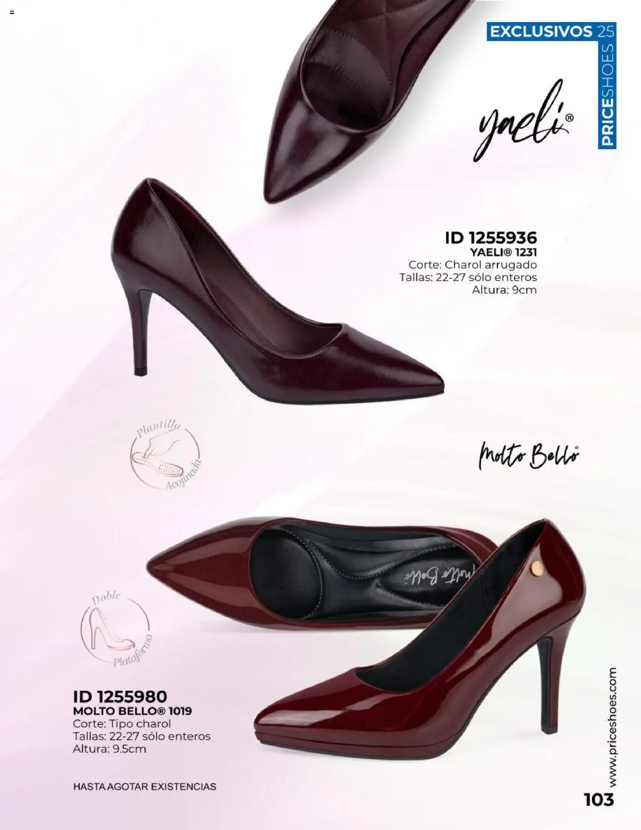 Nuevas ofertas de Price Shoes válidas en toda la República Mexicana desde el 19.10.2025. ¡Encuentra las mejores ofertas en Price Shoes catálogo Exclusivos 2025! | Página: 103