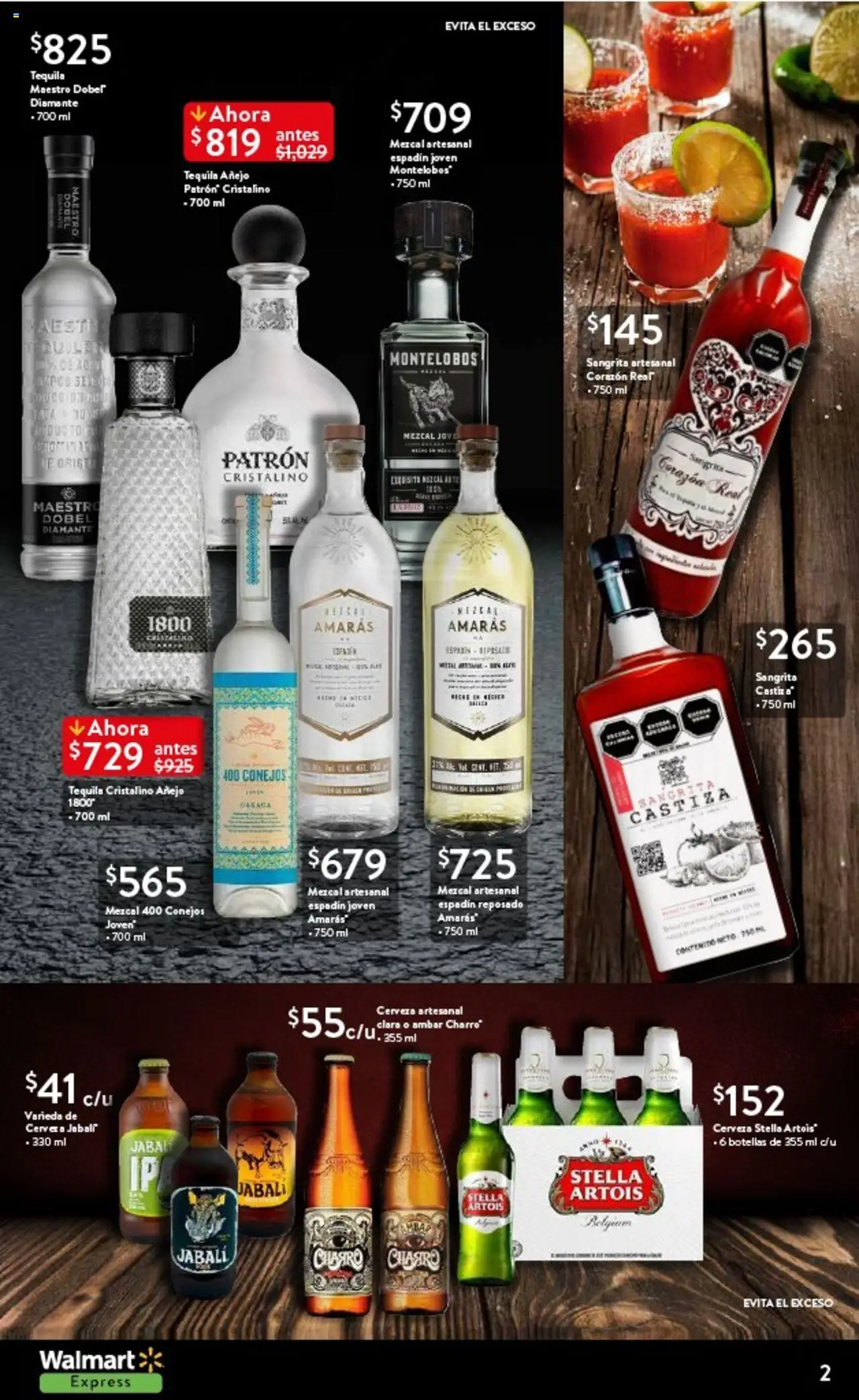 Nuevas ofertas de Walmart Express válidas en toda la República Mexicana desde el 03.09.2025. ¡Encuentra las mejores ofertas en Walmart - Folleto Fiestas Patrias! | Página: 2 | Productos: Cerveza, Tequila
