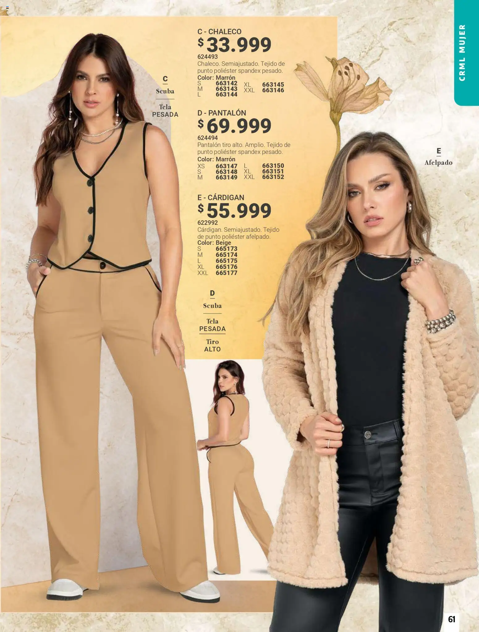 Carmel revista - valida desde el 01.04.2026 | Página: 61 | Productos: Chaleco