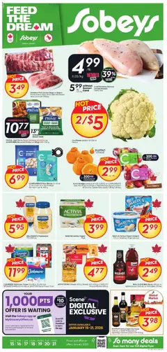 Preview of Sobeys weekly flyer / circulaire from shop Sobeys valid from 15.01.2026