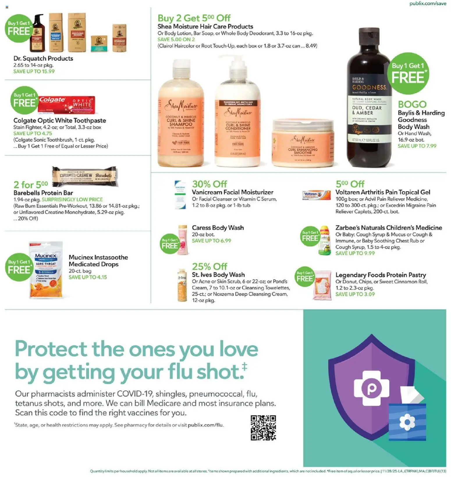 Publix Weekly Ad - valid from 28.11.2025 | Page: 13 | Products: Vitamin, Creatine, Shampoo, Conditioner