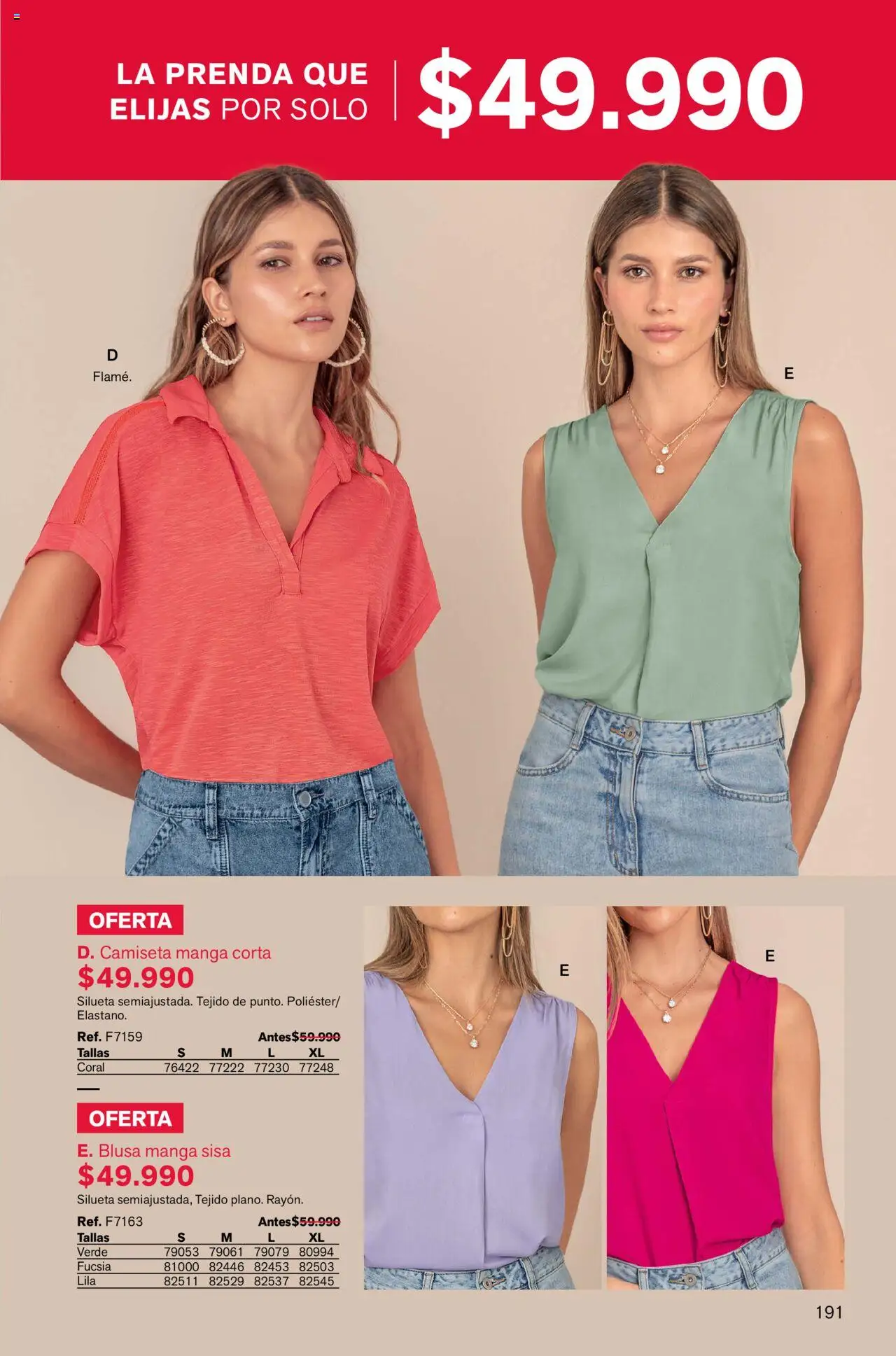 Leonisa revista - valida desde el 04.08.2025 | Página: 191 | Productos: Camiseta, Blusa