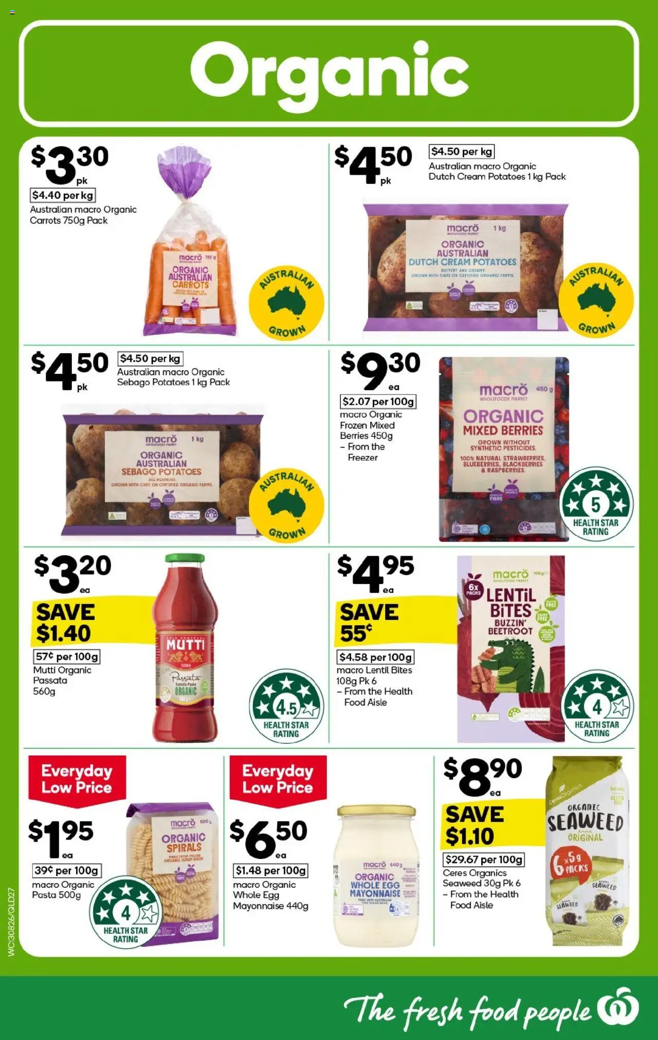 Woolworths catalogue - valid from 27.08.2025 | Page: 27 | Products: Pasta, Cream, Mayonnaise, Beetroot