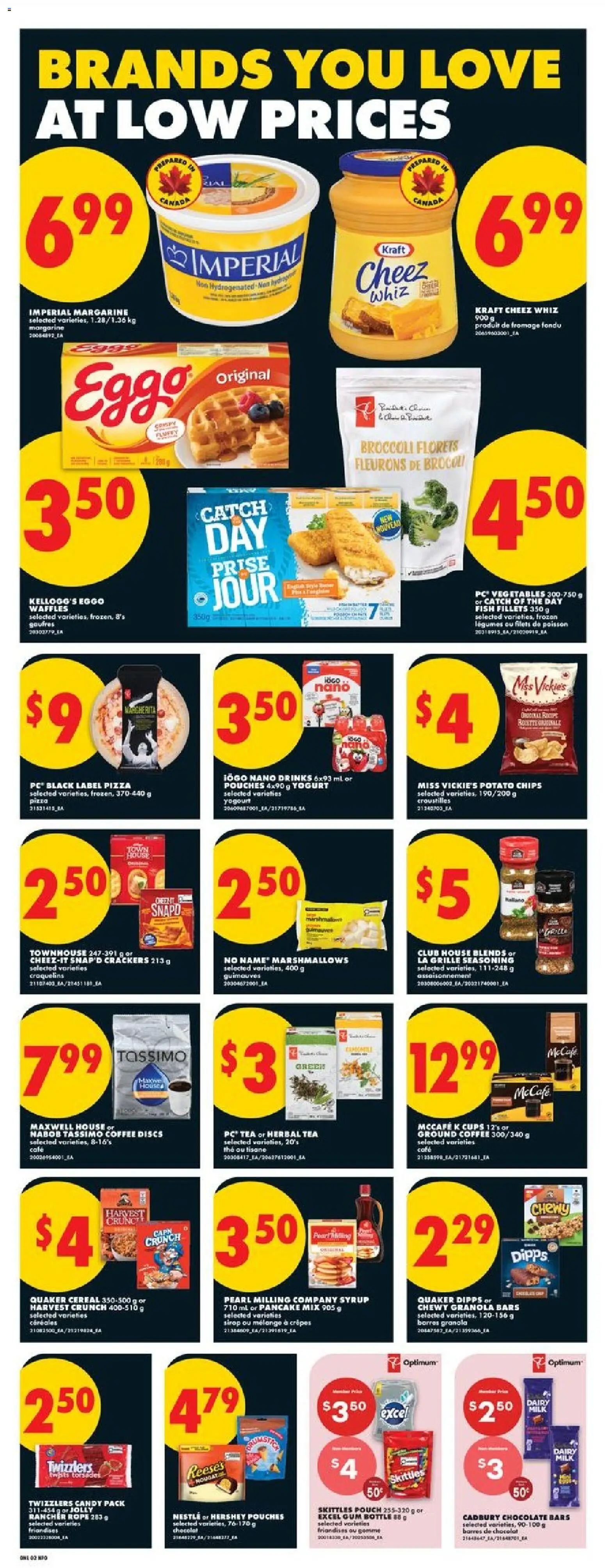 No Frills flyer valid from 16.04.2026 | Page: 7 | Products: Fish, Chips, Chocolate, Pizza