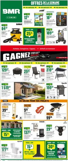 Preview of BMR weekly flyer / circulaire from shop BMR valid from 09.04.2026