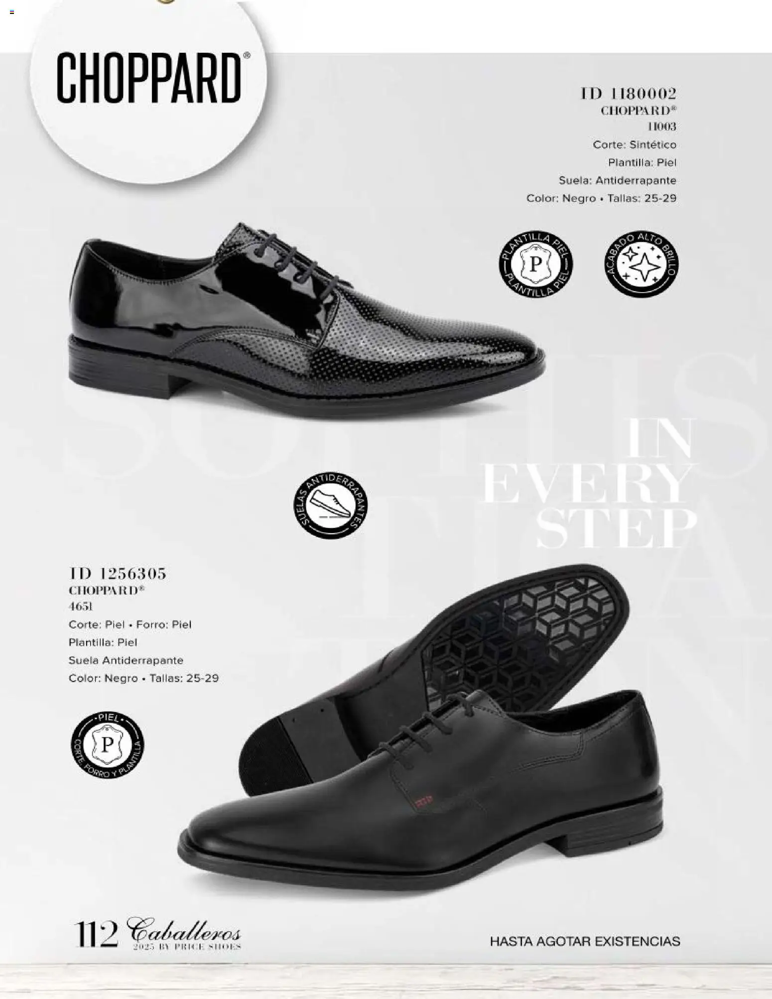 Nuevas ofertas de Price Shoes válidas en toda la República Mexicana desde el 26.11.2025. ¡Encuentra las mejores ofertas en Price Shoes catálogo Caballeros! | Página: 112