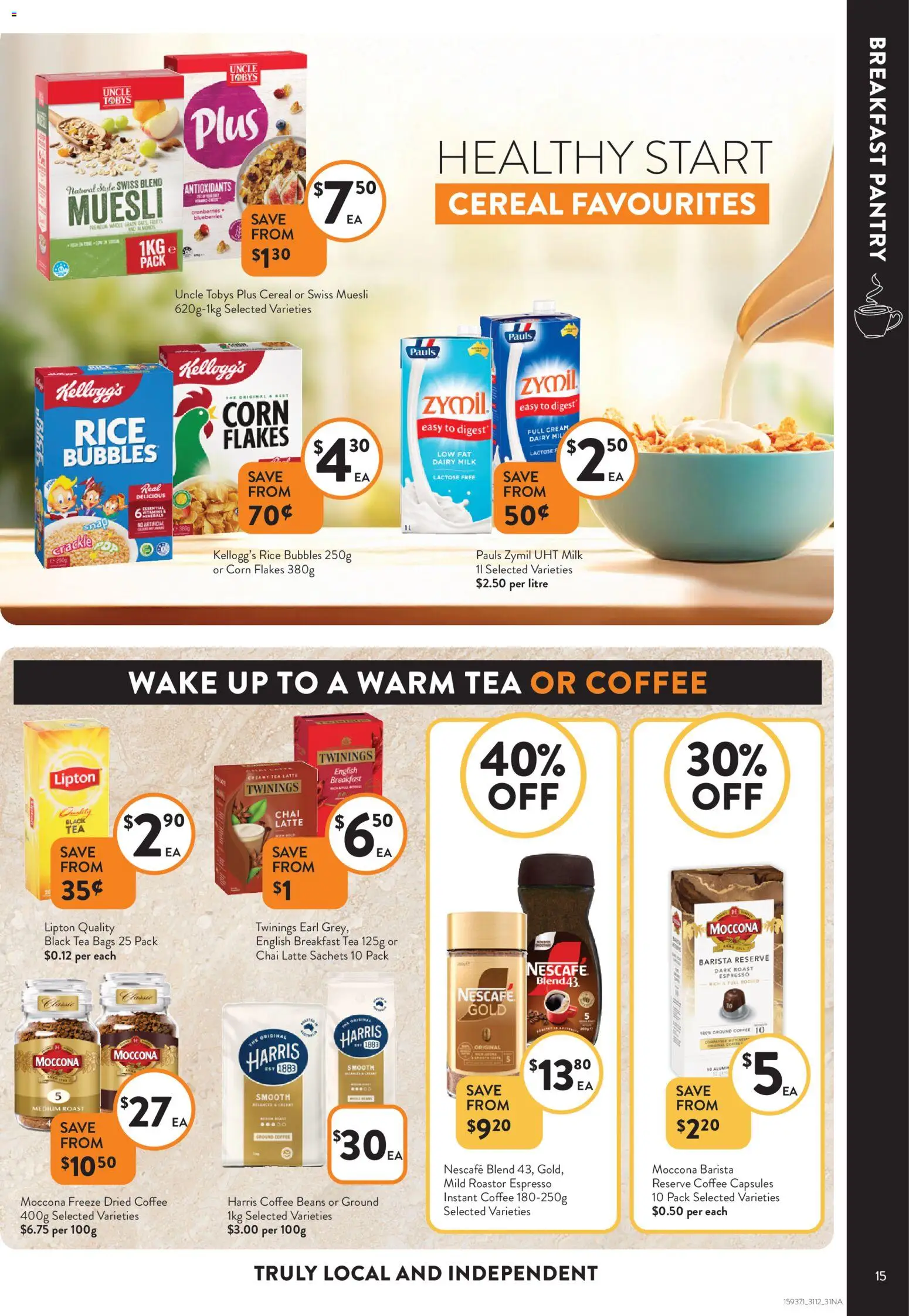 Foodworks catalogue - valid from 31.12.2025 | Page: 15 | Products: Dairy, Coffee, Cream, Moccona