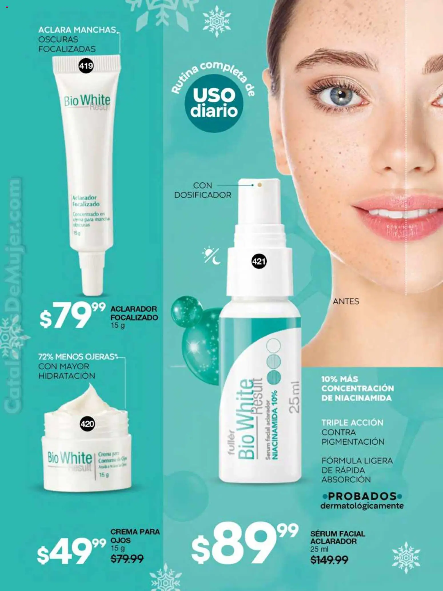 Nuevas ofertas de Fuller válidas en toda la República Mexicana desde el 12.11.2025. ¡Encuentra las mejores ofertas en Fuller campaña 16 2025! | Página: 102 | Productos: Serum, Crema, Contorno