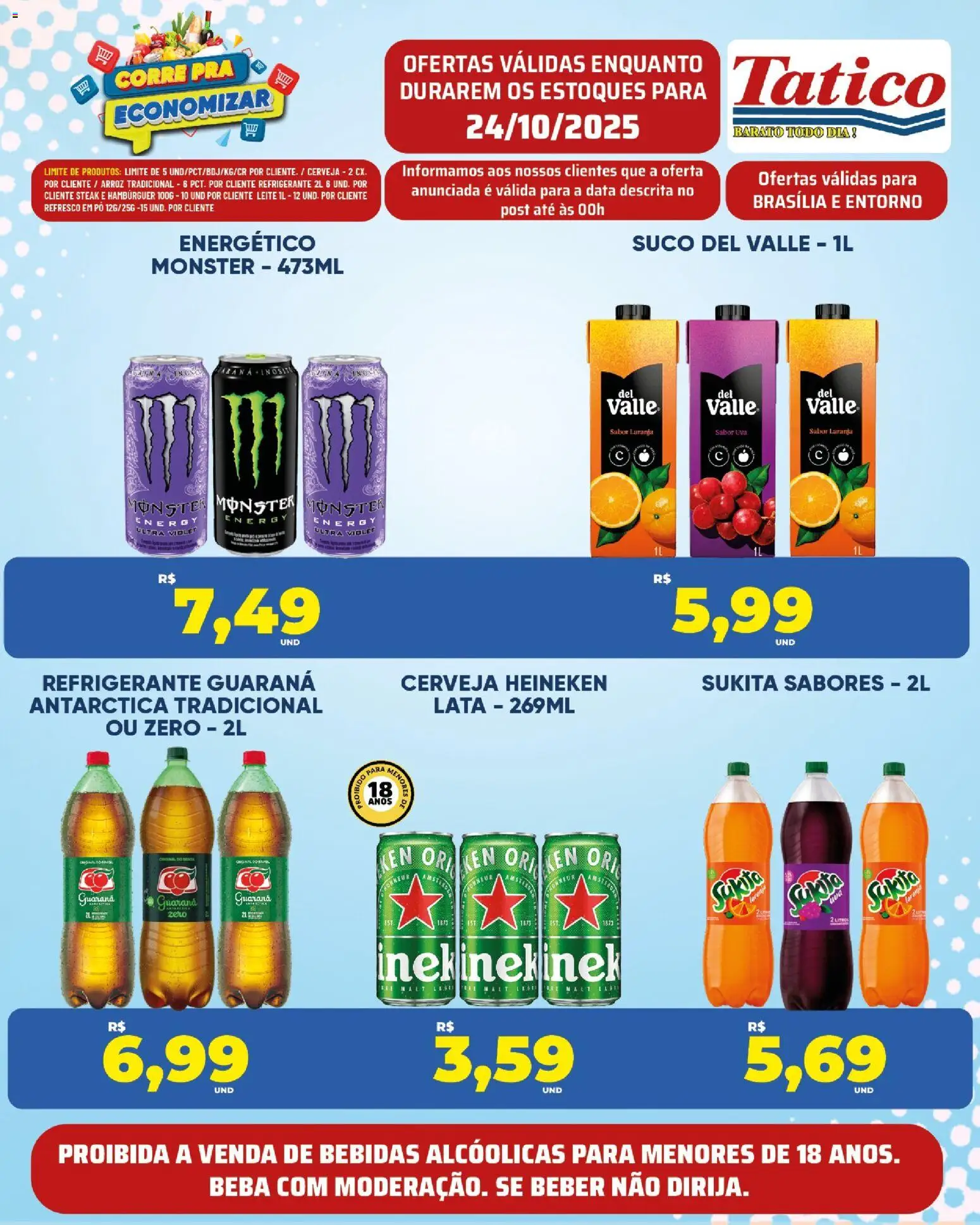 Tatico Folheto - válido de 24.10.2025 | Página: 14 | Produtos: Pó, Energético, Heineken, Monster