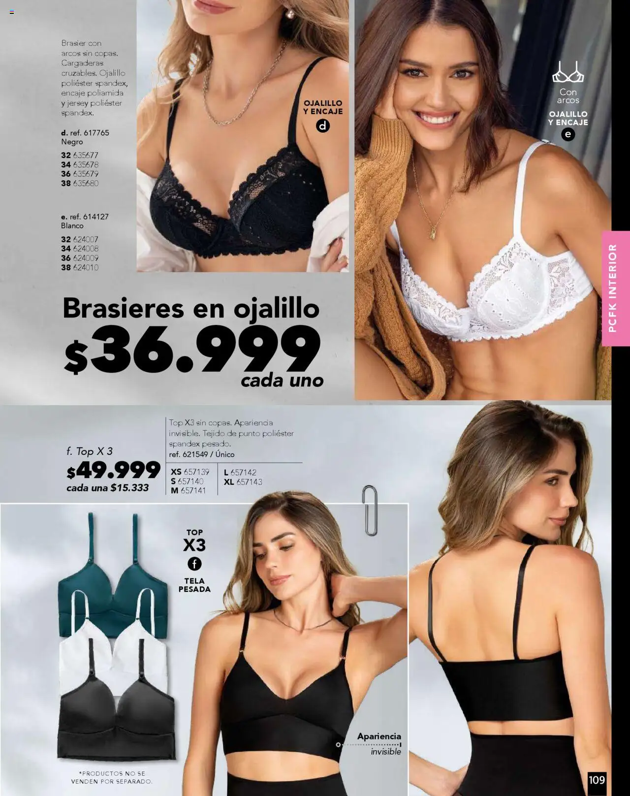 Pacifika revista - valida desde el 01.09.2025 | Página: 123 | Productos: Brasier, Top