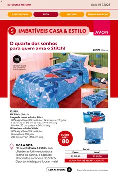 Avon - Campanha 19: Minha Consultoria - Pré-Visualização do folheto da loja Avon, válido de 21.11.2025 | Página: 27 | Produtos: Cama, Almofada, Revista, Caneca