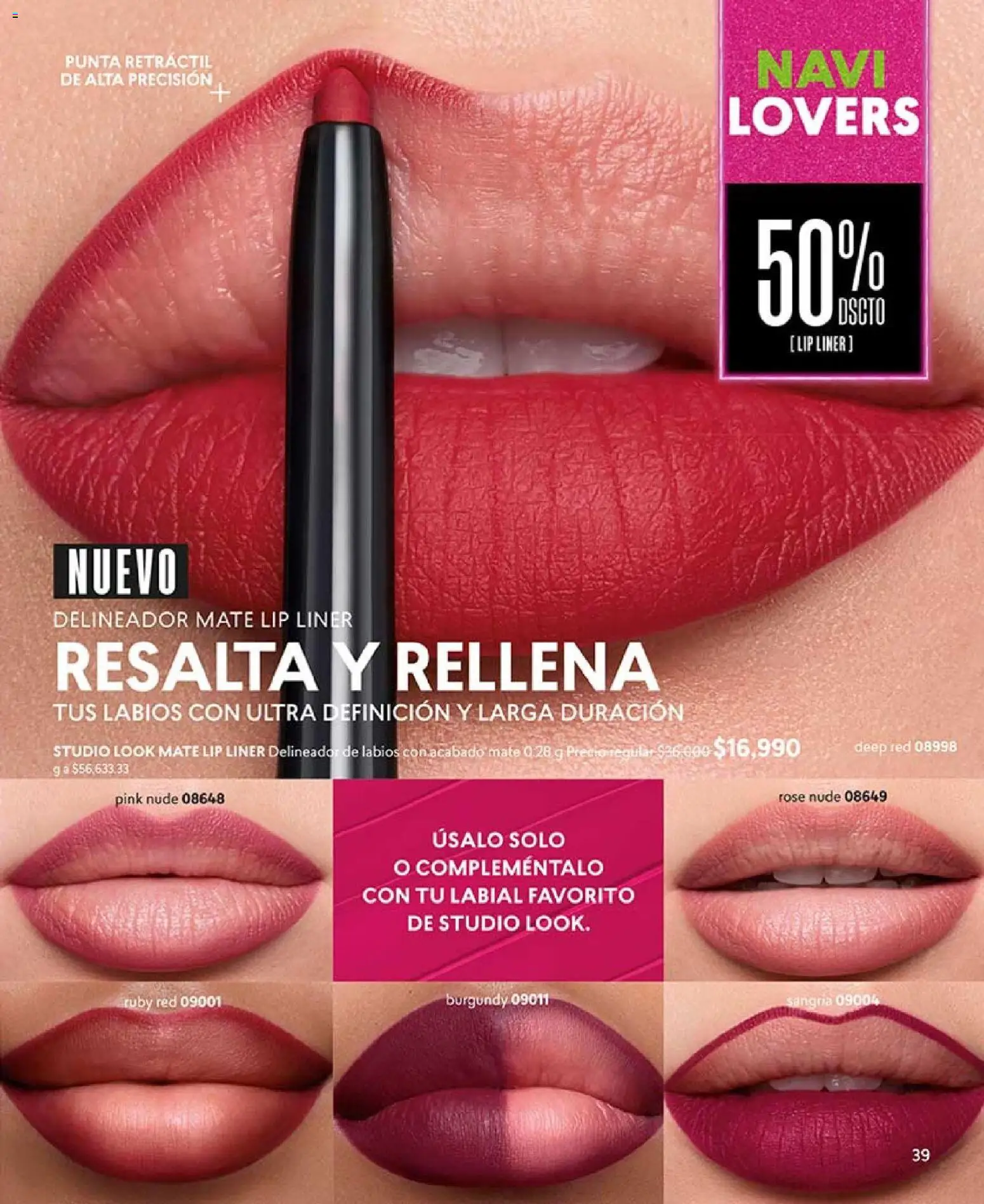 CyZone revista - valida desde el 03.11.2025 | Página: 39 | Productos: Delineador