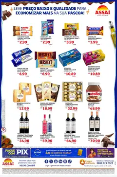 Assaí Atacadista ofertas - RR - Pré-Visualização do folheto da loja Assaí Atacadista, válido de 03.04.2026 | Página: 2 | Produtos: Biscoito, Vinho, Baixo, Avelã