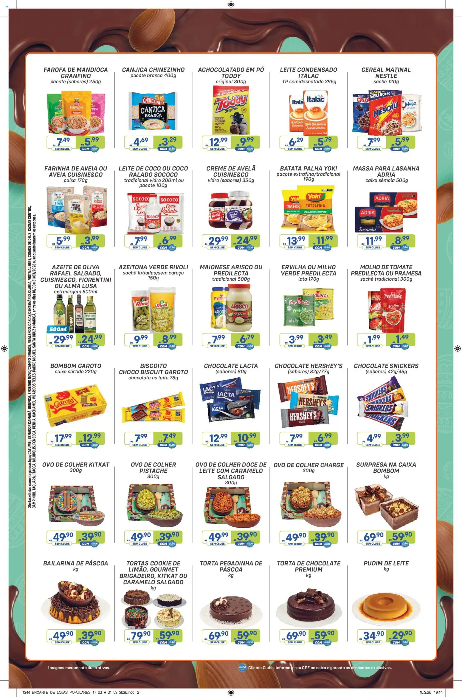 Prezunic Folheto - válido de 20.03.2026 | Página: 2 | Produtos: Pó, Nescau, Creme de avelã, Avelã