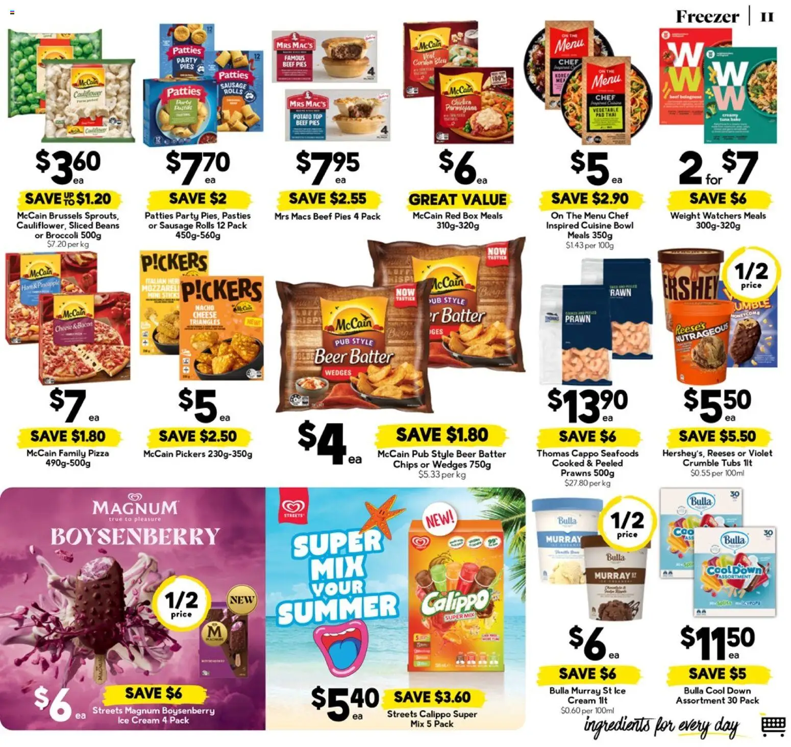 Drakes catalogue - valid from 19.11.2025 | Page: 11 | Products: Cheese, Beer, Prawns, Weight