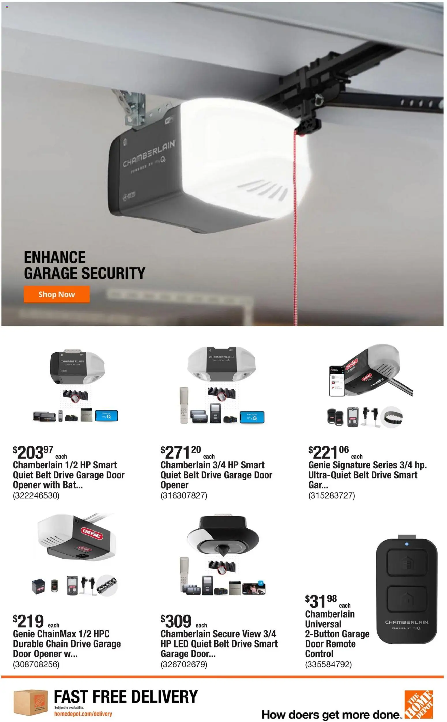 Home Depot Weekly Ad - CA - valid from 25.12.2025 | Page: 9 | Products: Opener, Belt