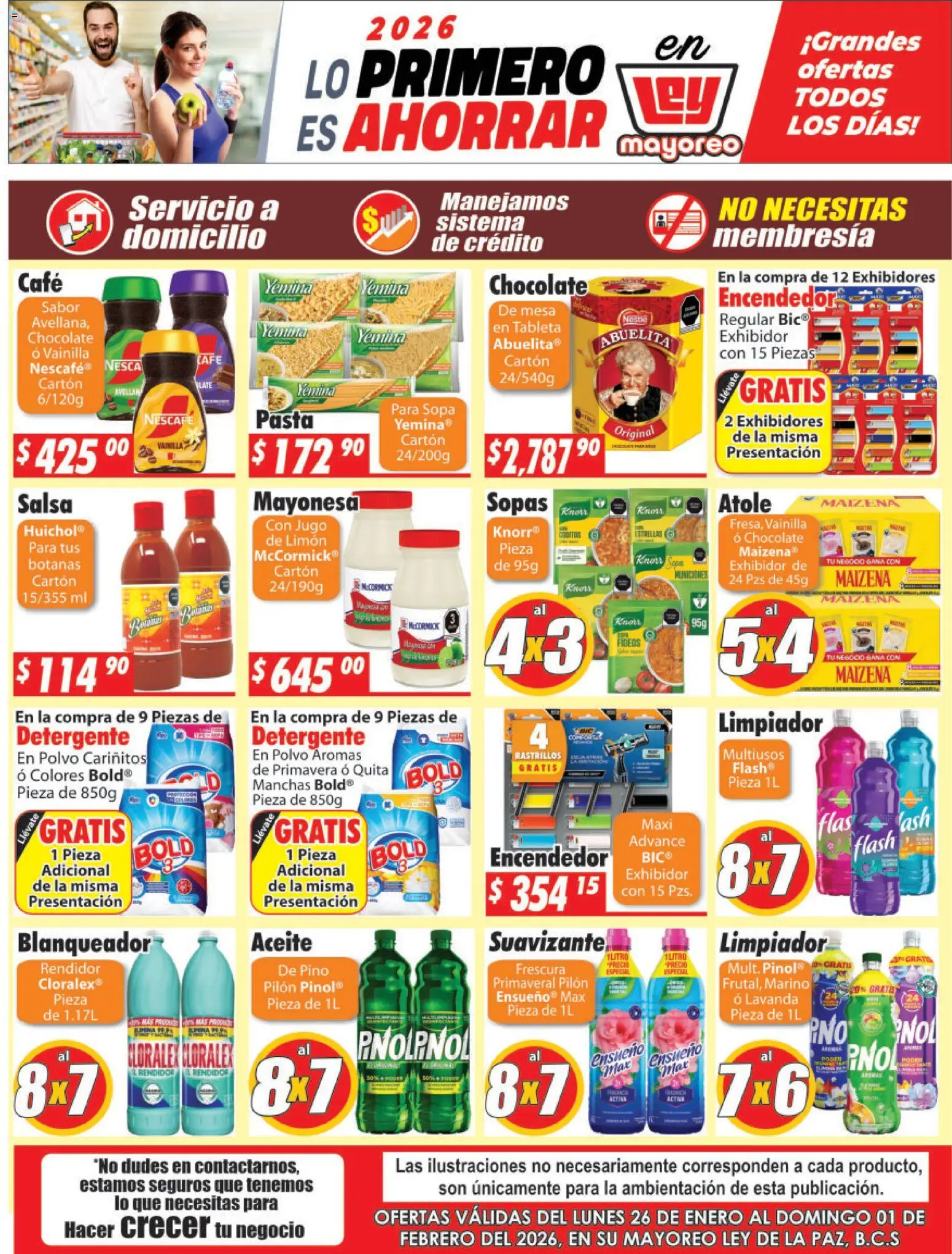 Nuevas ofertas de Casa Ley válidas en toda la República Mexicana desde el 26.01.2026. ¡Encuentra las mejores ofertas en Casa Ley folleto La Paz! | Página: 2 | Productos: Limón, Jugo, Mesa, Tableta