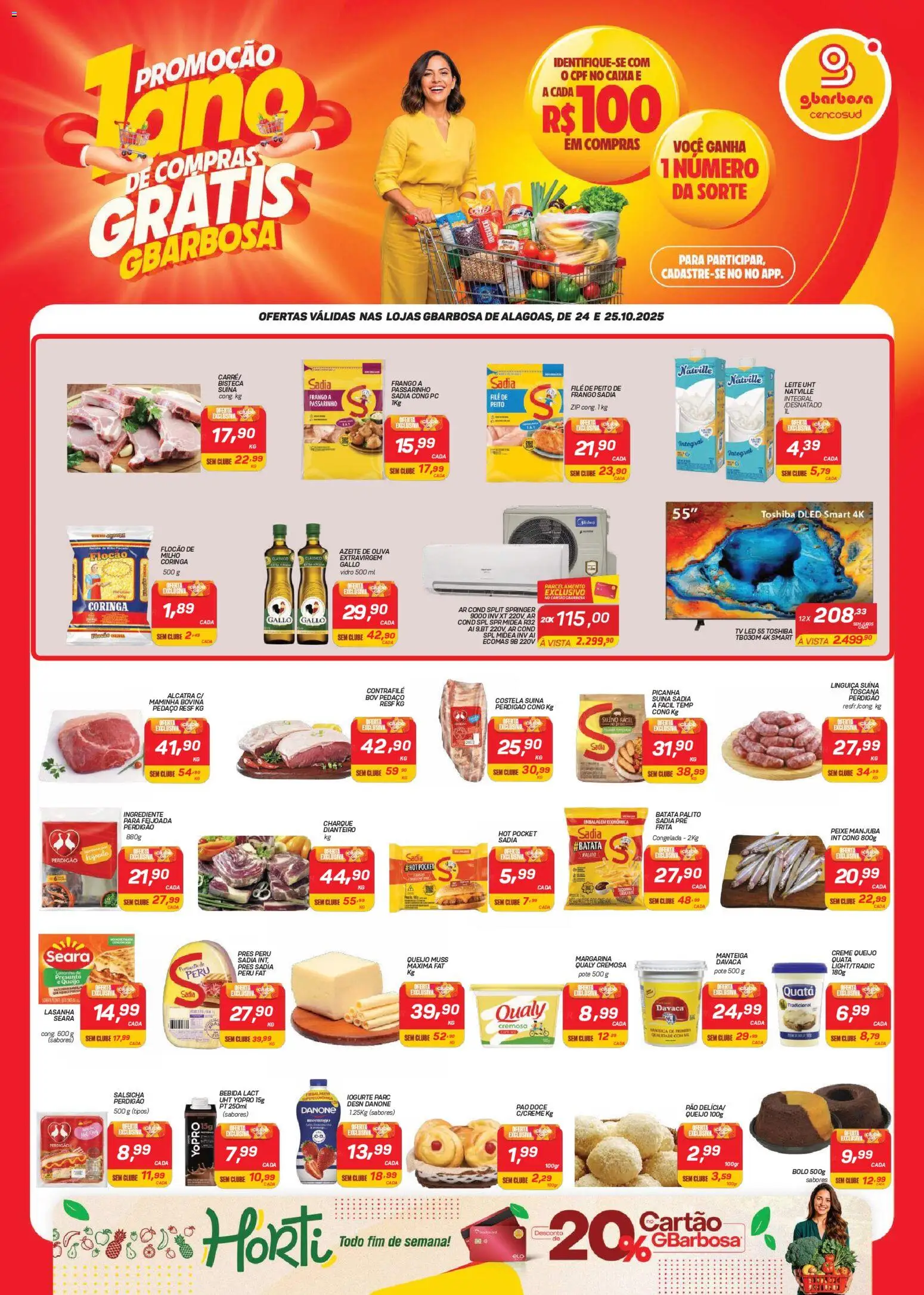Gbarbosa Folheto - válido de 24.10.2025 | Página: 1 | Produtos: Alcatra, Manteiga, Peixe, Batata