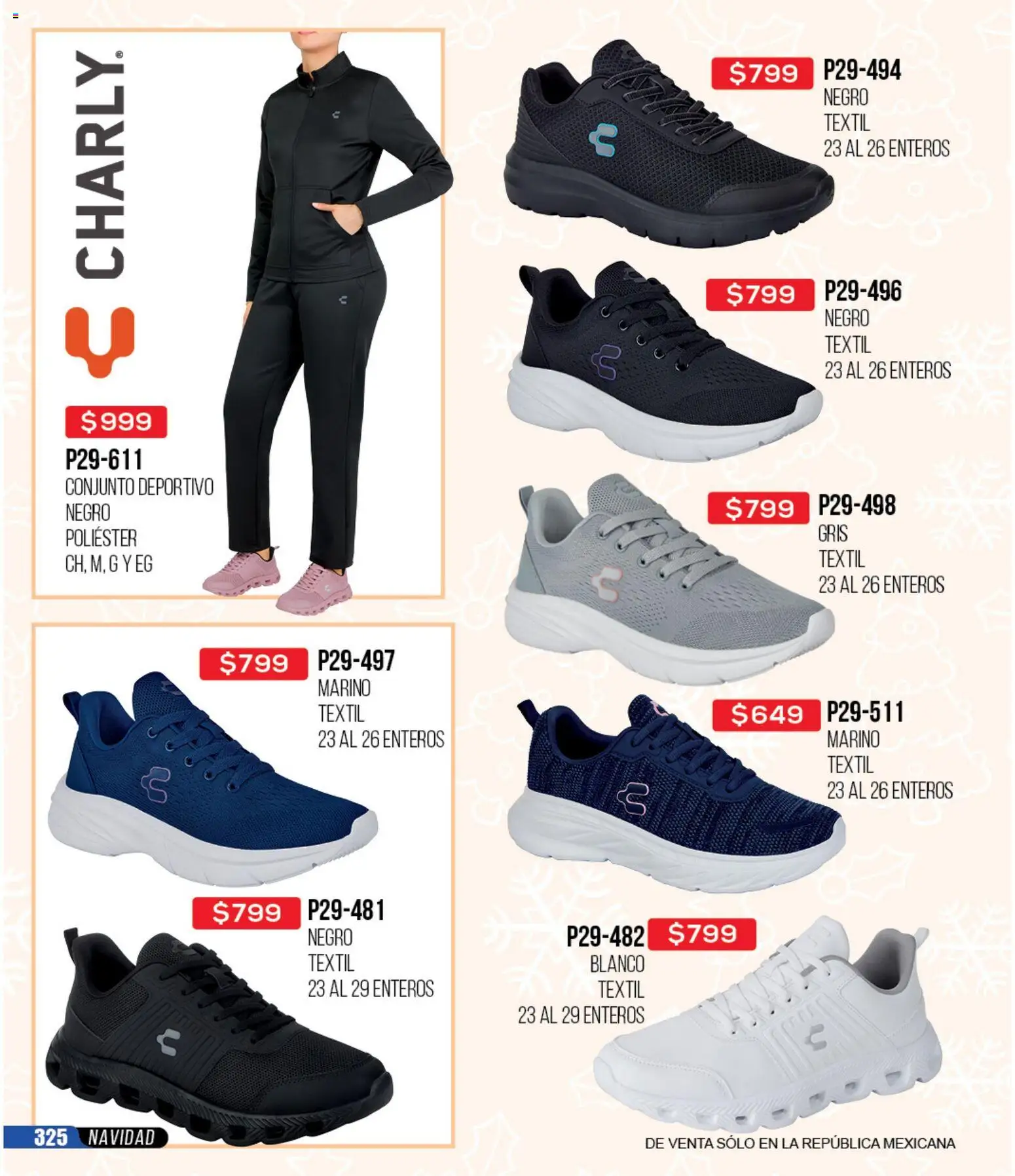 Nuevas ofertas de Cklass válidas en toda la República Mexicana desde el 30.11.2025. ¡Encuentra las mejores ofertas en Cklass catálogo Rebajas Navideñas Ropa! | Página: 583 | Productos: Conjunto