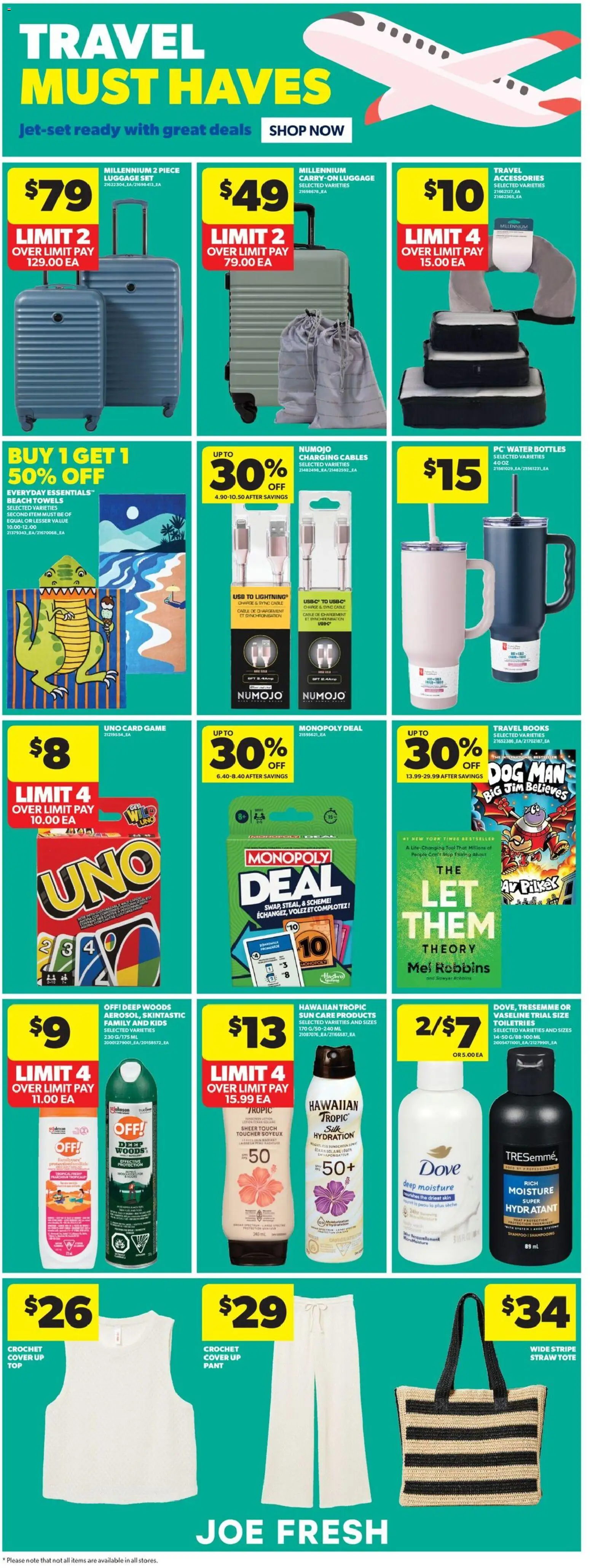 Real Canadian Superstore flyer valid from 19.02.2026 | Page: 35 | Products: Cable, Game, Shampoo, Sunscreen
