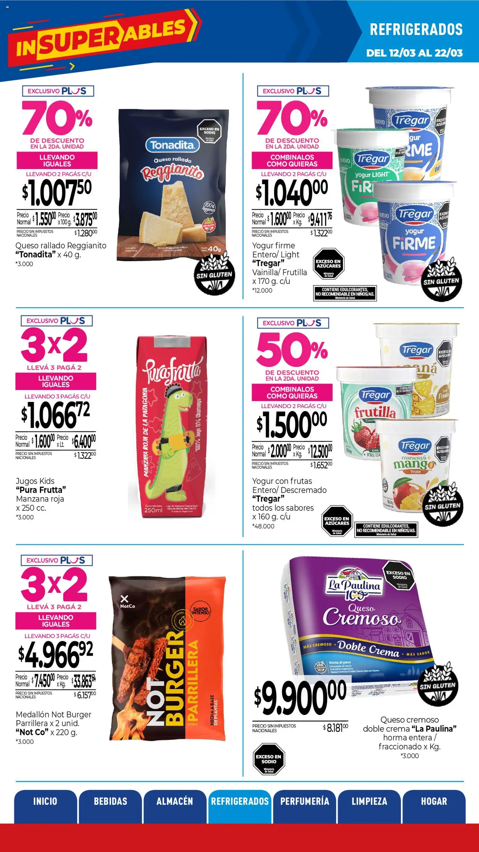 La Anonima catálogo │ válido desde el 13.03.2026 | Página: 18 | Productos: Peso, Azucar, Manzana, Yogur