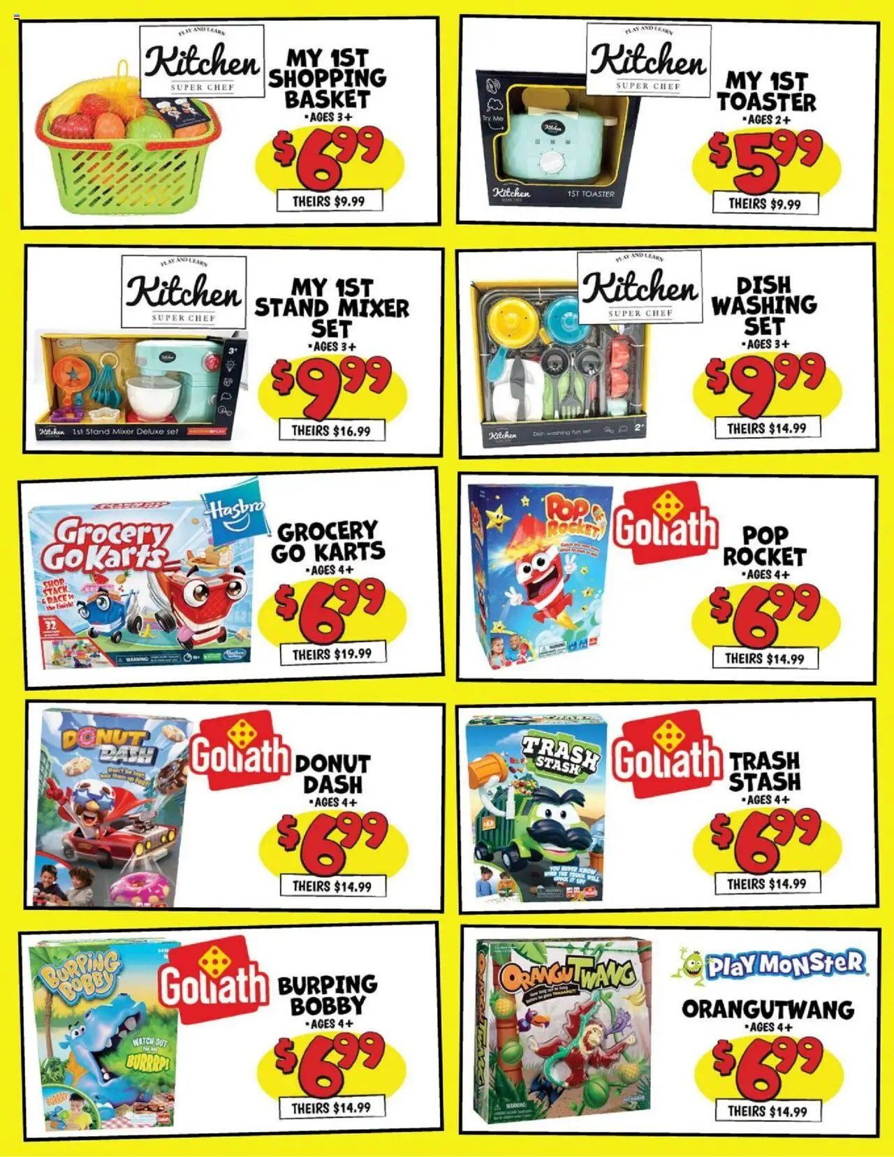 Ollie's Ad - valid from 11.10.2025 | Page: 4 | Products: Toaster, Basket, Watch, Mixer
