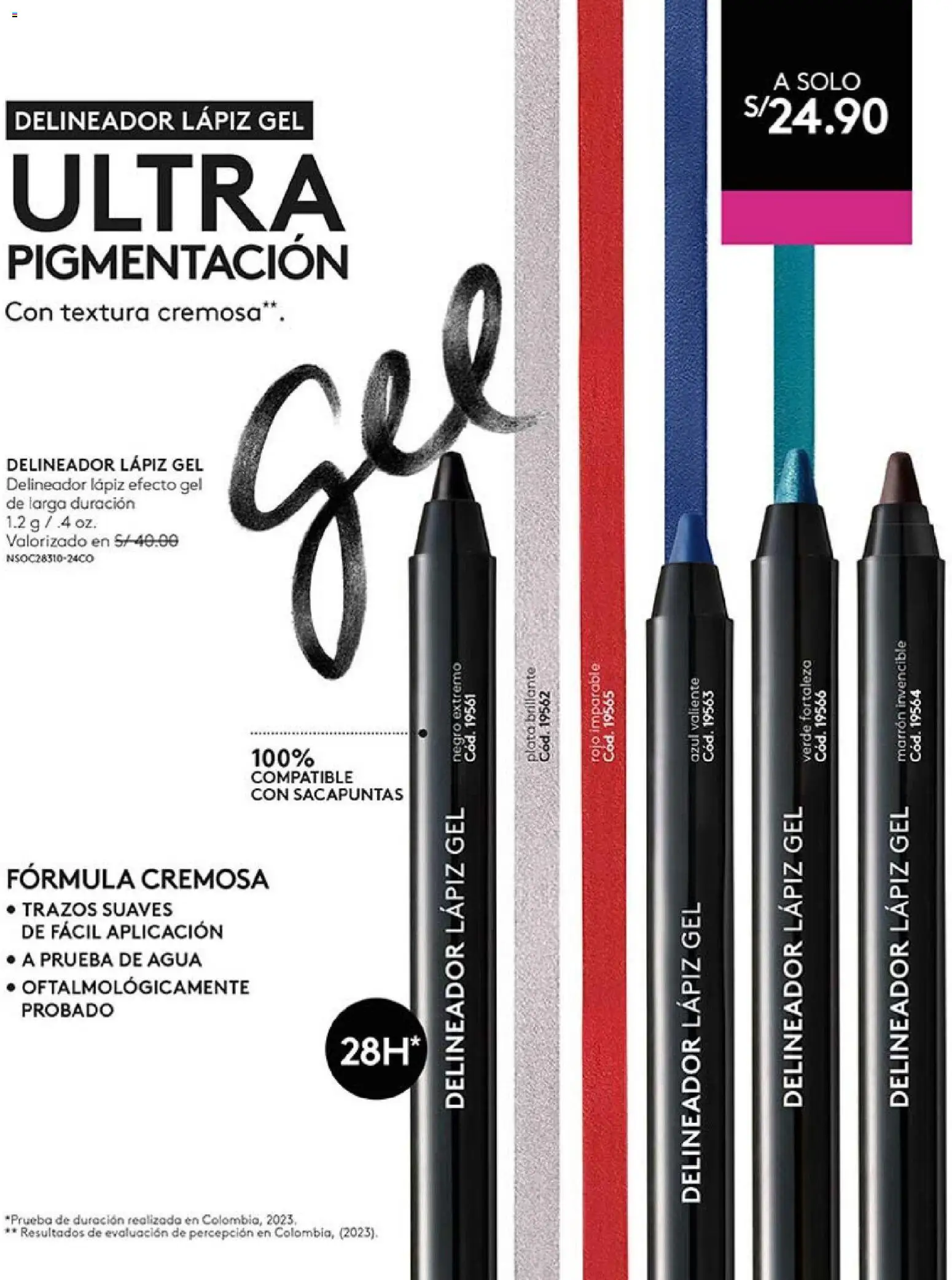 Catálogo Ésika válido desde 31.01.2026 | Página: 33 | Productos: Delineador, Sacapuntas