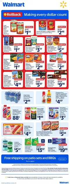 Preview of Walmart weekly flyer from shop Walmart valid from 09.04.2026 | Page: 3 | Products: Phone, Mouthwash, Yogurt, Chocolate