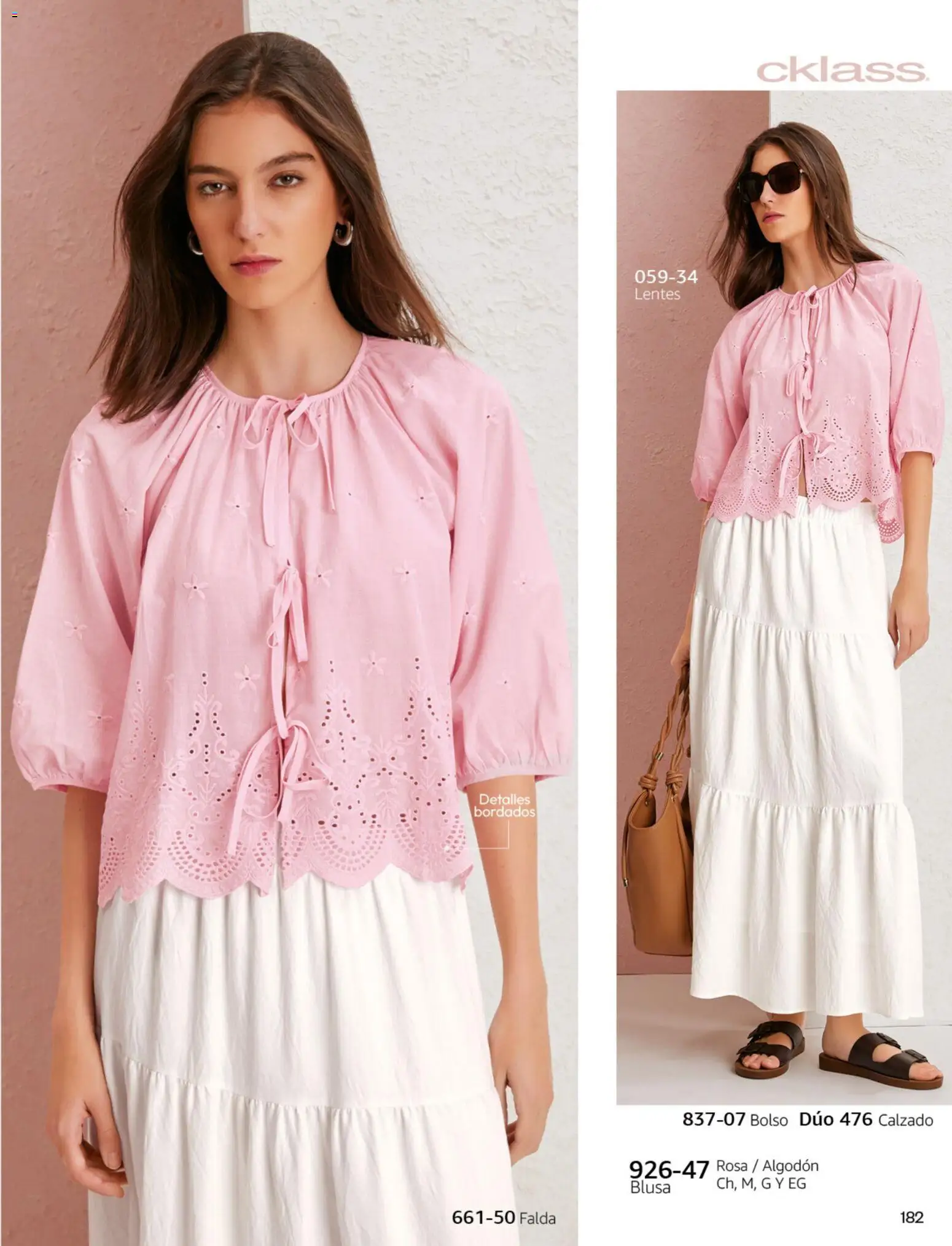 Nuevas ofertas de Cklass válidas en toda la República Mexicana desde el 02.01.2026. ¡Encuentra las mejores ofertas en Cklass catálogo Secrets! | Página: 224 | Productos: Blusa, Lentes, Bolso, Algodón