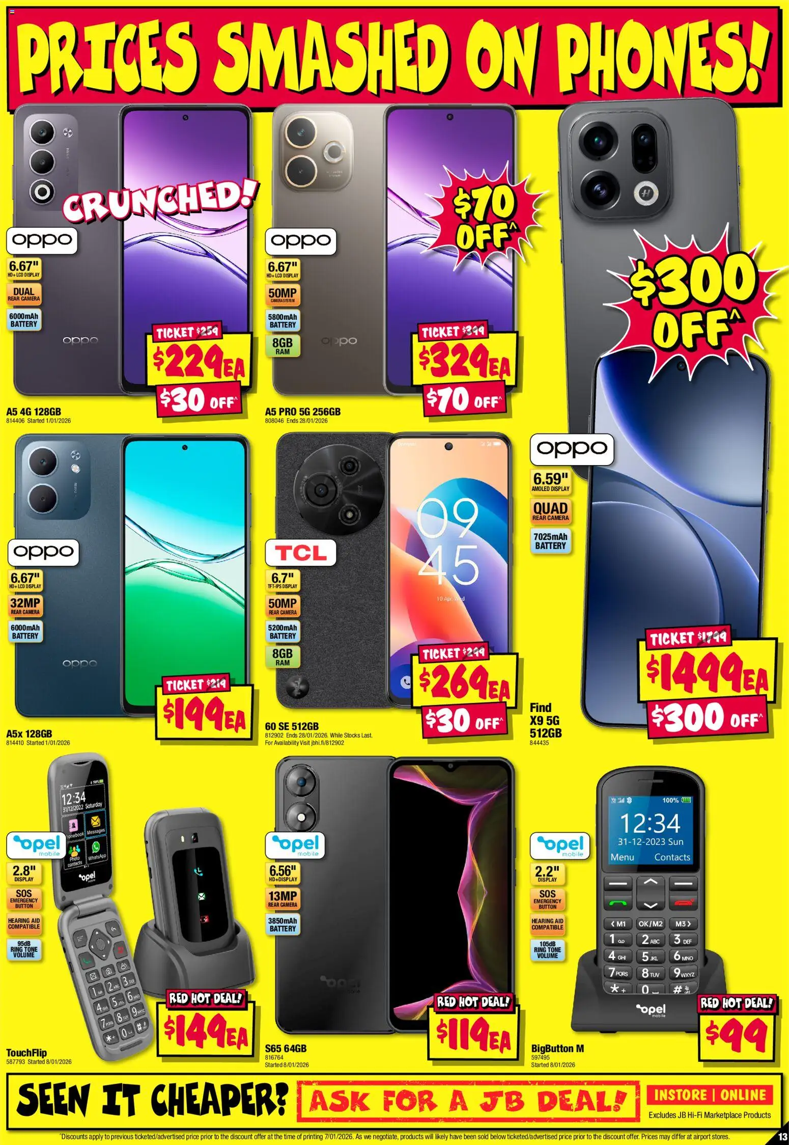 JB Hi-Fi catalogue - valid from 15.01.2026 | Page: 13 | Products: Battery, Camera, Mobile