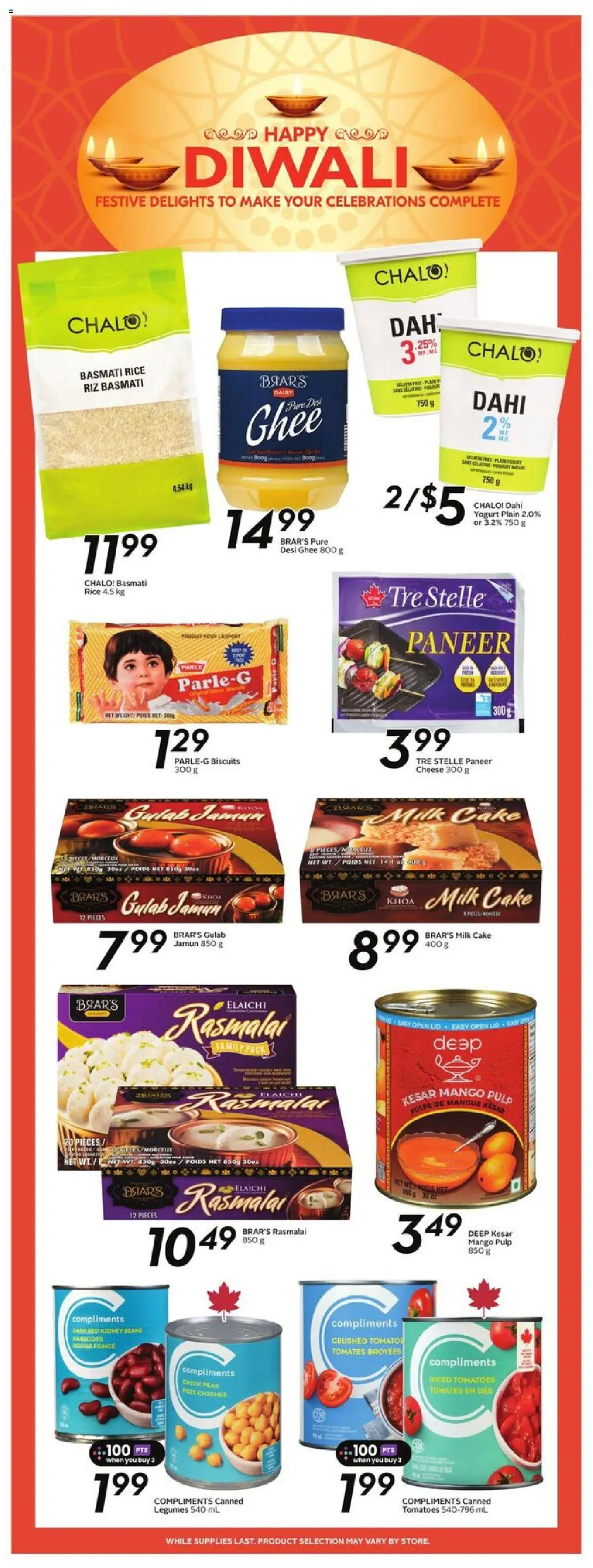 Sobeys flyer valid from 18.09.2025 | Page: 18 | Products: Rice, Milk, Cheese, Yogurt