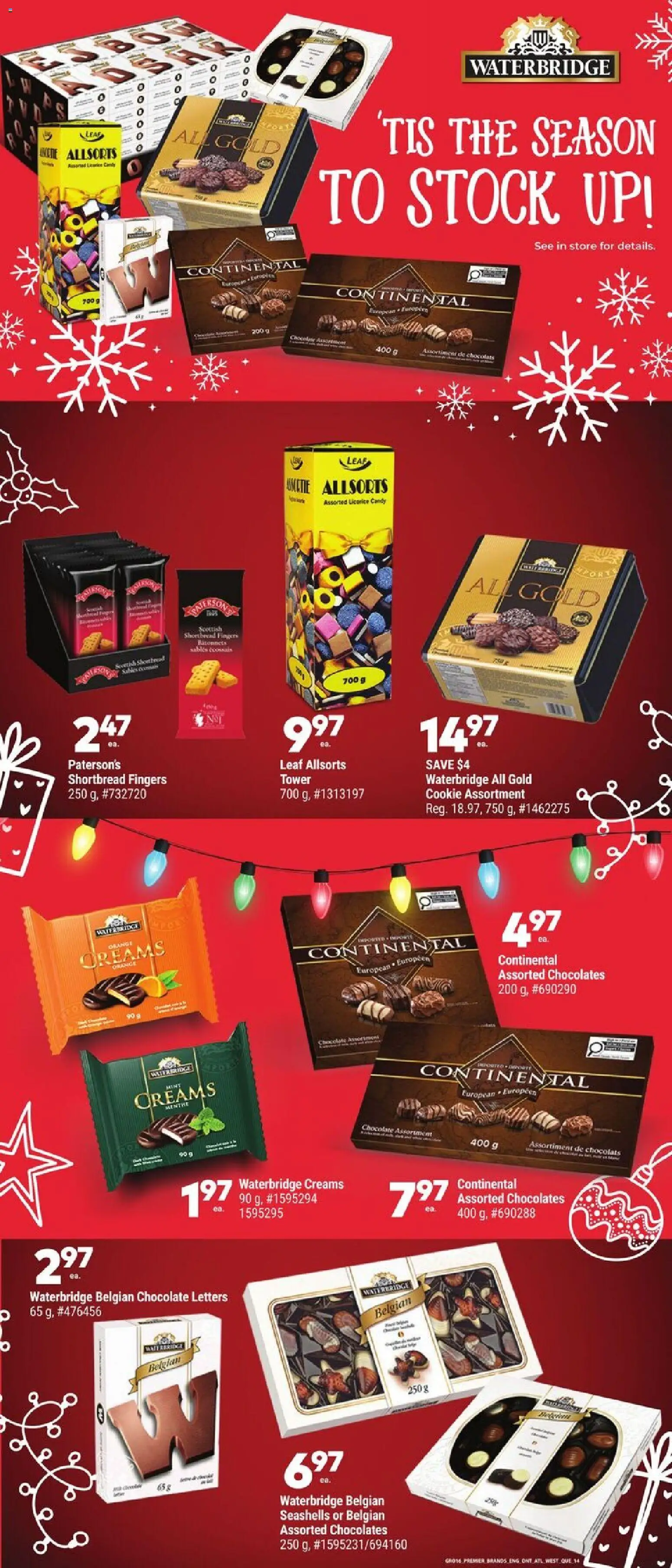 Giant Tiger flyer valid from 19.11.2025 | Page: 16 | Products: Fish, Cookies, Chocolate