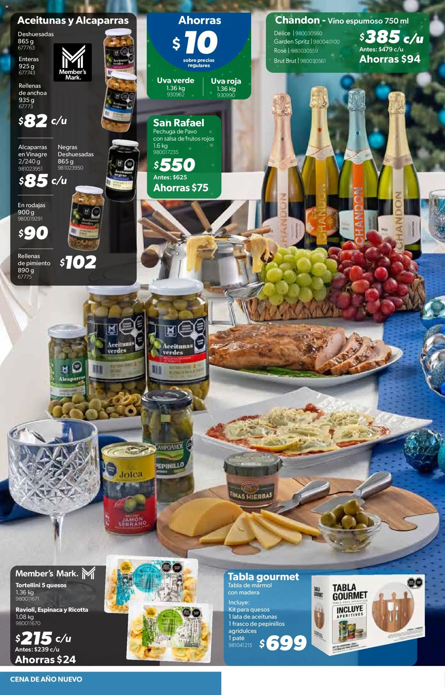 Nuevas ofertas de Sam's Club válidas en toda la República Mexicana desde el 11.12.2025. ¡Encuentra las mejores ofertas en Sam's Club catálogo! | Página: 3 | Productos: Frasco, Pimiento, Uva, Sobre