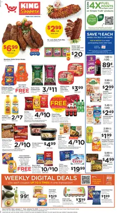 Preview of King Soopers weekly ads valid from 07.01.2026
