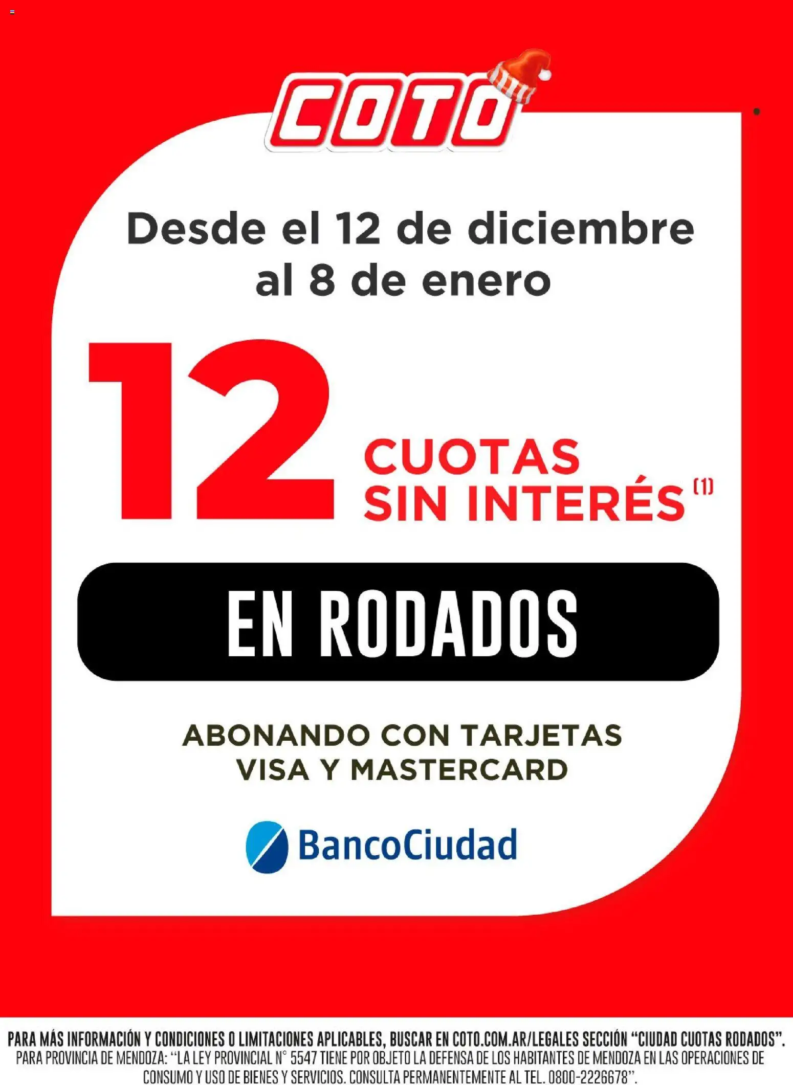 Coto - Ciudad Cuotas Rodados │ válido desde el 12.12.2025 | Página: 1